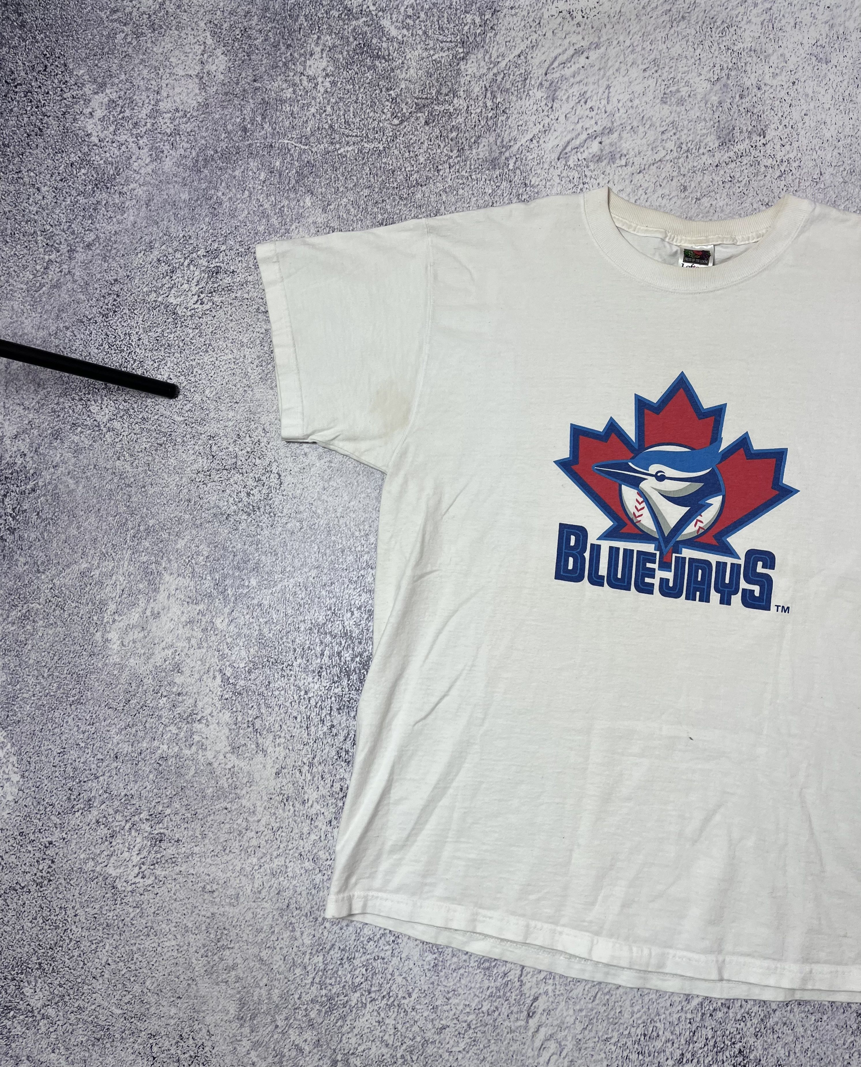 Japanese Brand × Vintage VINTAGE MEN’S T-SHIRT MERCH BLUE JAYS MADE 🇨🇦 SIZE XL Size US XL / EU 56 / 4 - 5 Thumbnail