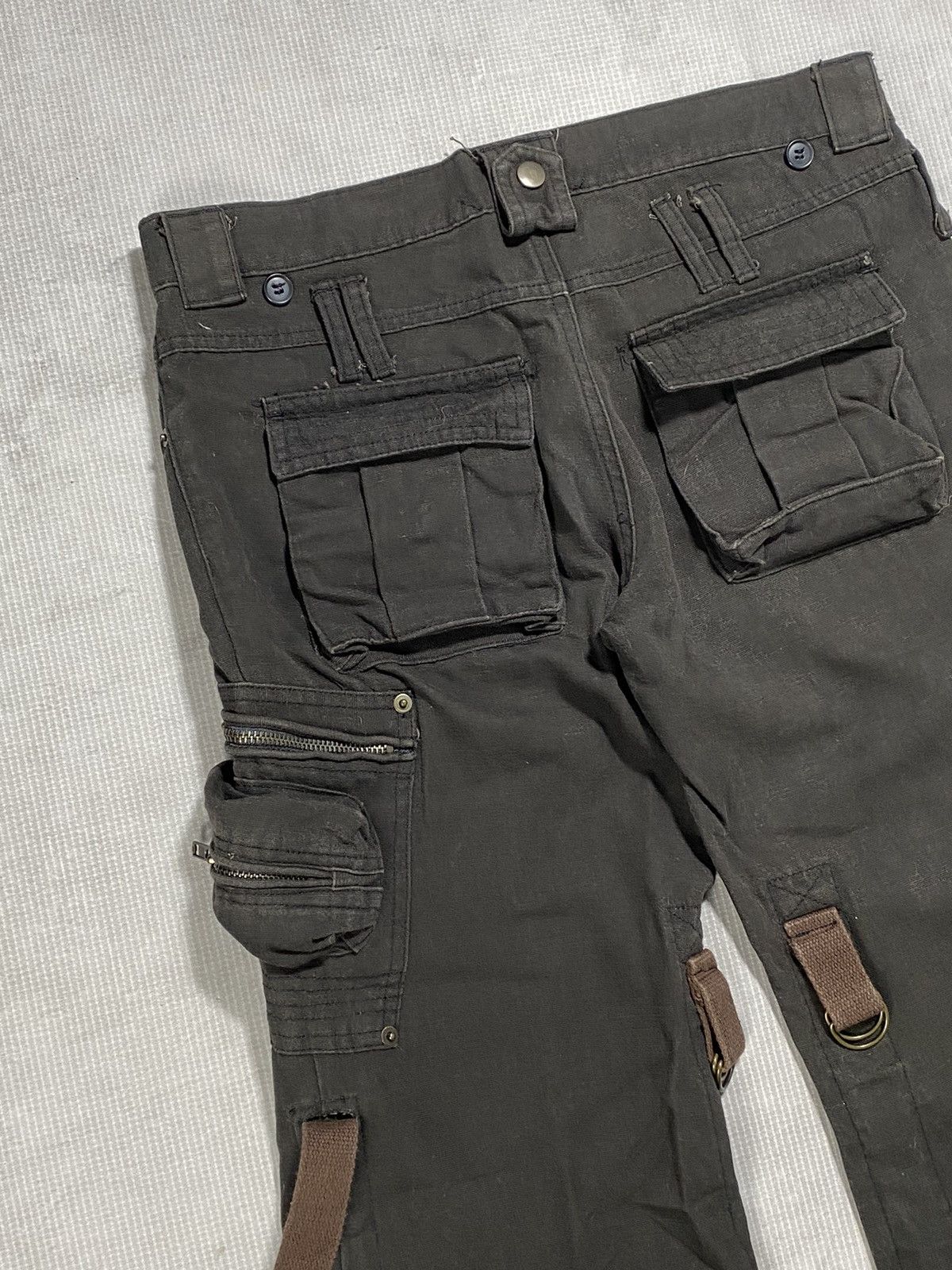 If Six Was Nine AW 2004 Snarl bondage flare pants Size US 30 / EU 46 - 9 Thumbnail