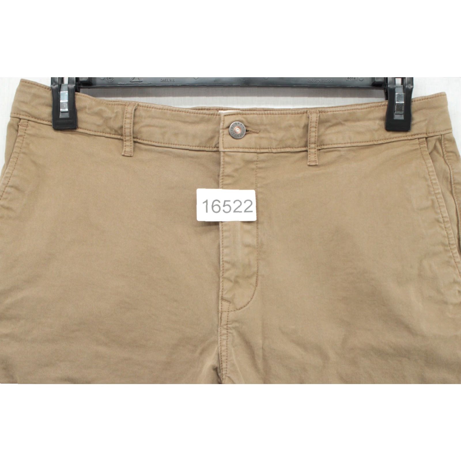 Huckberry Flint & Tinder Shorts Men 32 Khaki Stretch Flex Flat Chino Pockets 7" Regular Waist 32 Inseam Brown Cotton Spandex Size US 32 / EU 48 - 6 Thumbnail