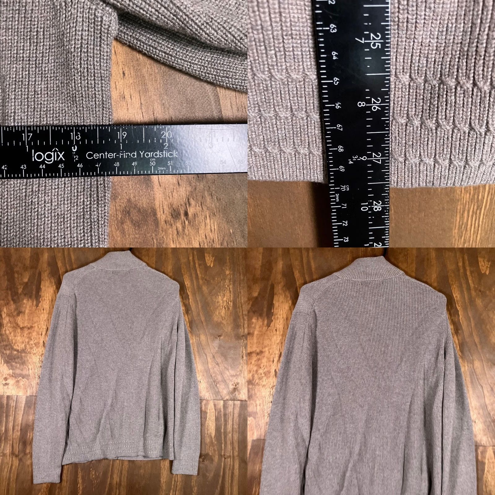 Banana Republic Banana Republic Mens Sweater Cardigan Brown Mock Neck Button Down Large Knit Size US L / EU 52-54 / 3 - 8 Thumbnail