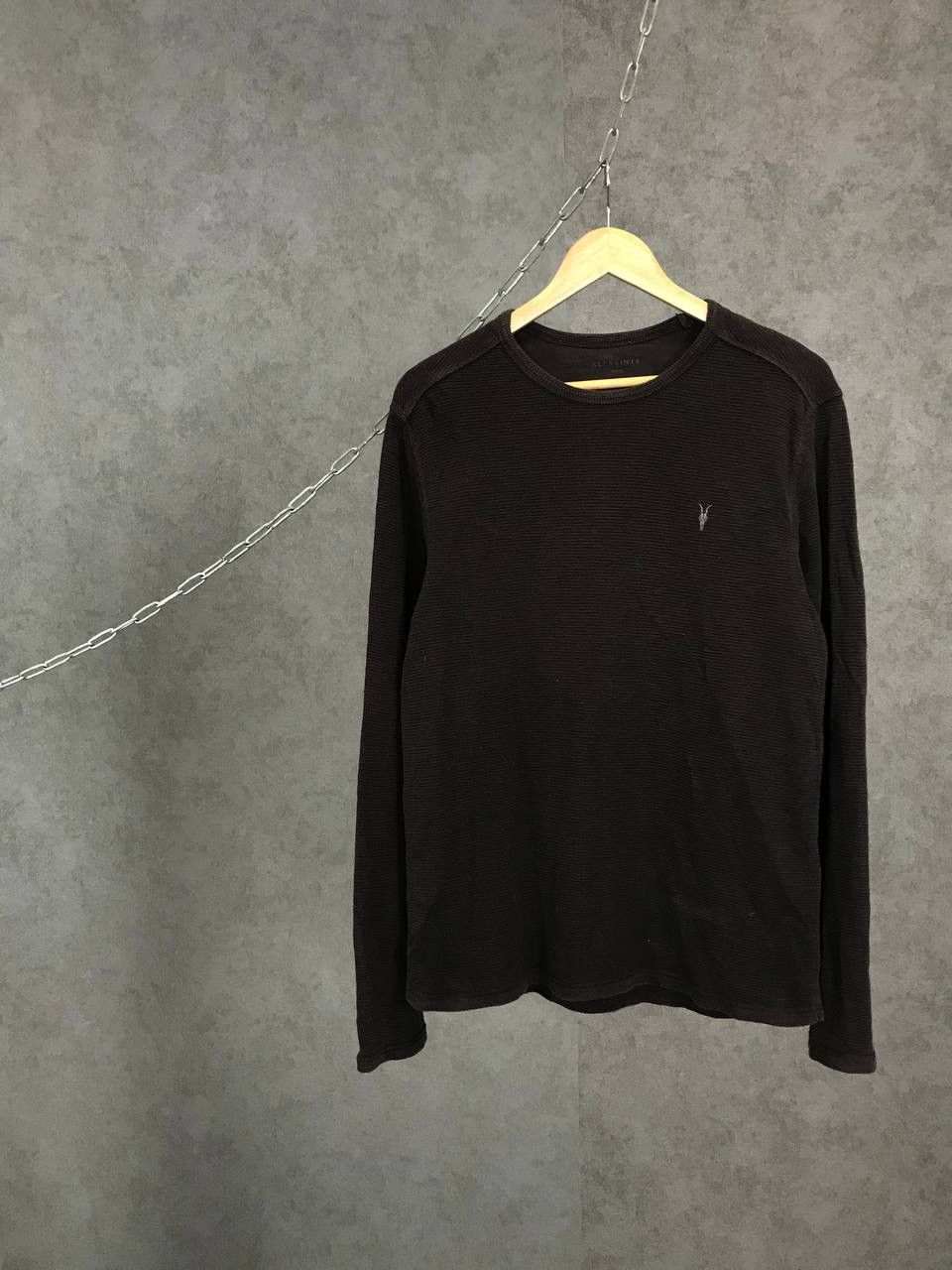 Allsaints Allsaints logo longsleeve Size US S / EU 44-46 / 1 - 1 Thumbnail