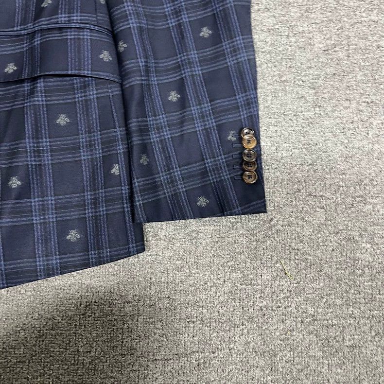 Gucci Gucci small bee check suit jacket-2507 Size US L / EU 52-54 / 3 - 4 Thumbnail