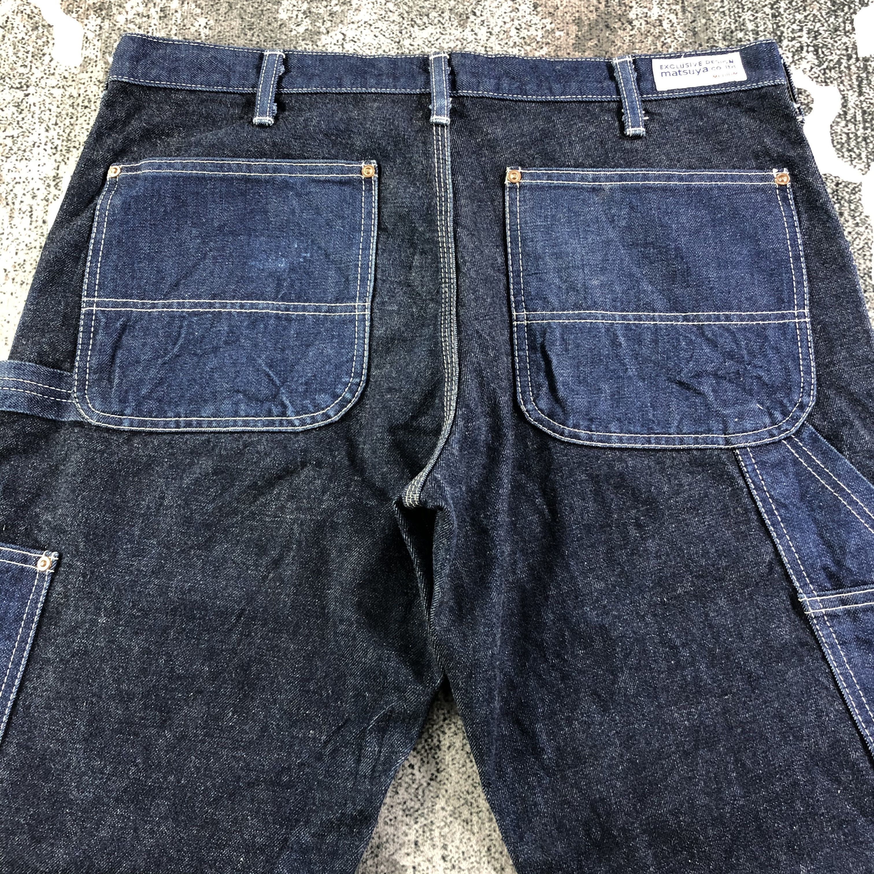Japanese Brand Japanese Brand Denim Matsuya Double Knee Jeans KJ2079 Size US 34 / EU 50 - 4 Thumbnail