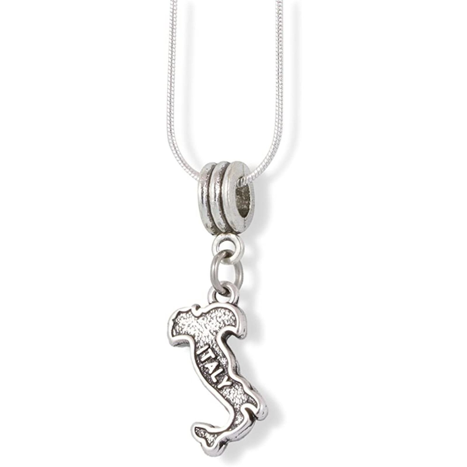& Other Stories Italian Necklace Pendant Italy Country Map Charm Size ONE SIZE - 1 Thumbnail