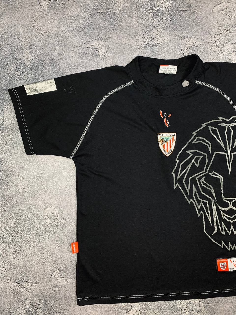 Other Athletic Bilbao 2005-2006 Homenaje Iribar Soccer Jersey Blac Size US S / EU 44-46 / 1 - 2 Thumbnail