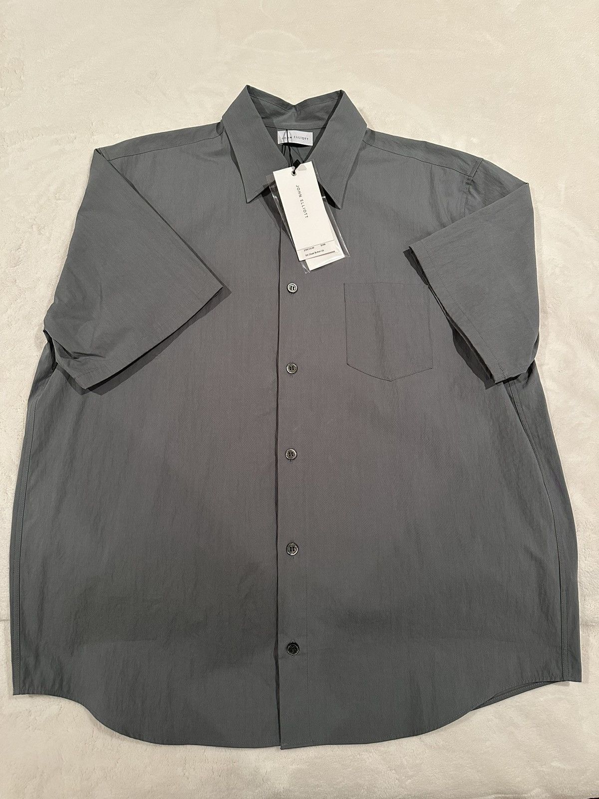 John Elliott John Elliott SS Cloak Button Up Teal Size US M / EU 48-50 / 2 - 2 Thumbnail