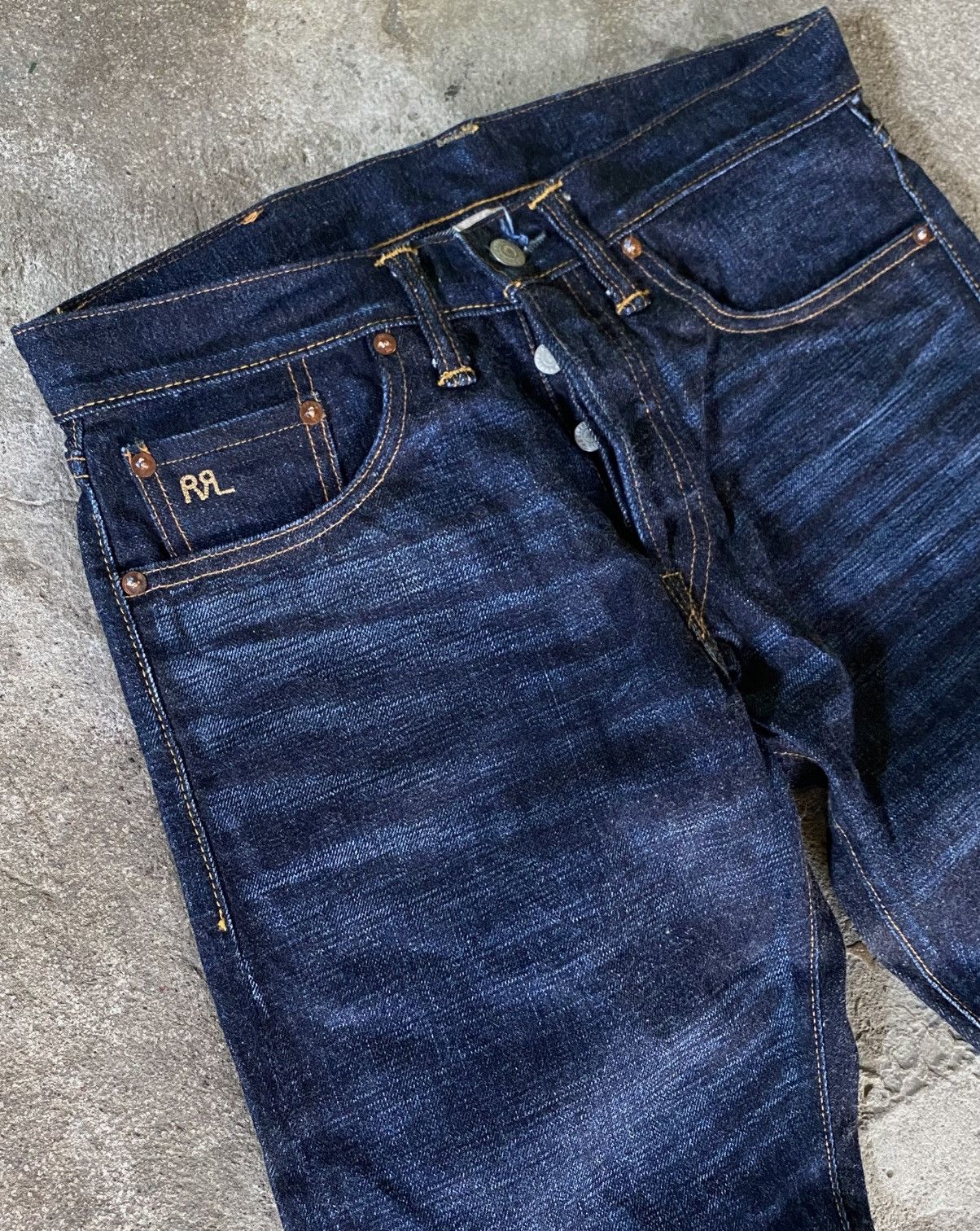 RRL Ralph Lauren RRL - Indigo Selvege Jeans Size US 30 / EU 46 - 8 Thumbnail