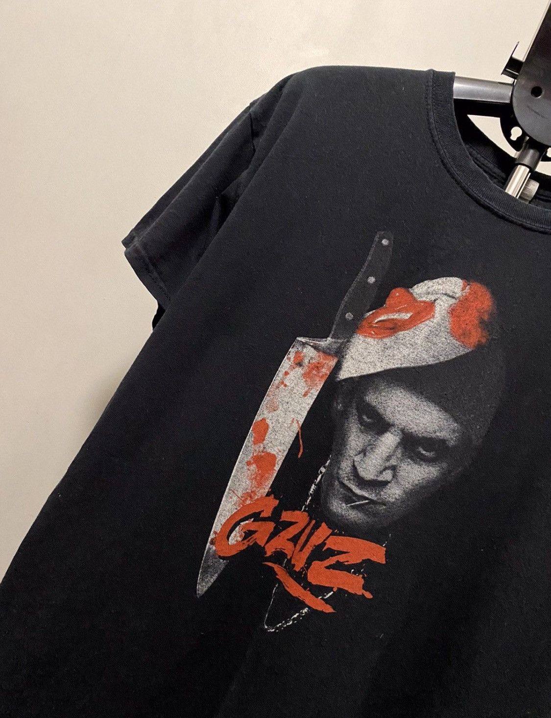 Rap Tees × Vintage Gzuz Vintage Rap T Shirt Size US L / EU 52-54 / 3 - 2 Thumbnail