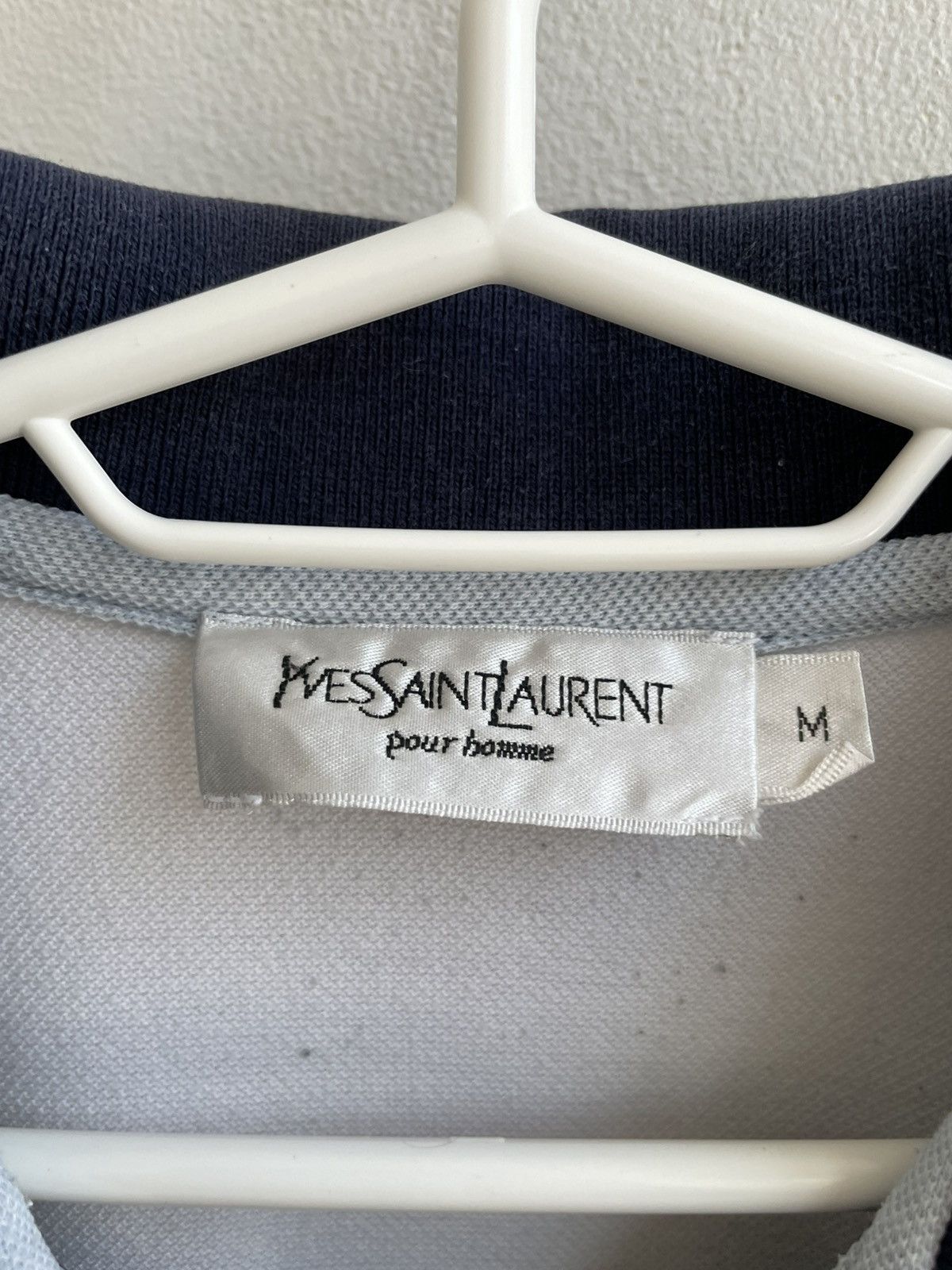 Yves Saint Laurent Yves Saint Laurent YSL Stripped Polo Shirt T Shirt Tee Size US M / EU 48-50 / 2 - 10 Thumbnail