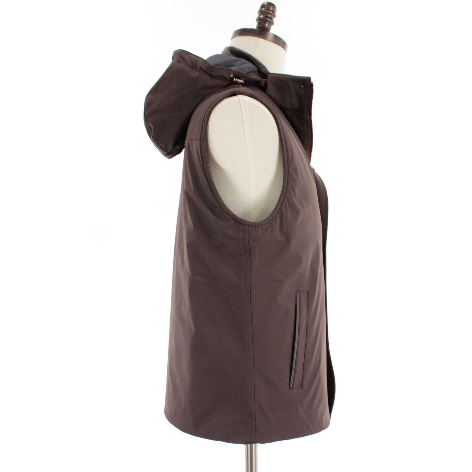 Luciano Barbera Luciano Barbera Vest Size M US In Brown Polyamide Size US M / EU 48-50 / 2 - 3 Thumbnail