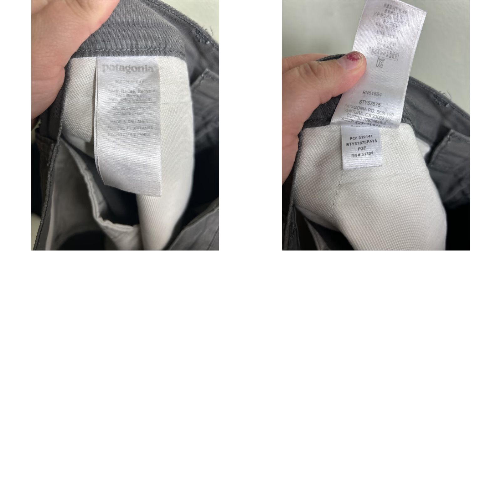 Patagonia Patagonia Organic Cotton Hiking Short Gray Sun Bleached 32x8 Size US 32 / EU 48 - 9 Thumbnail