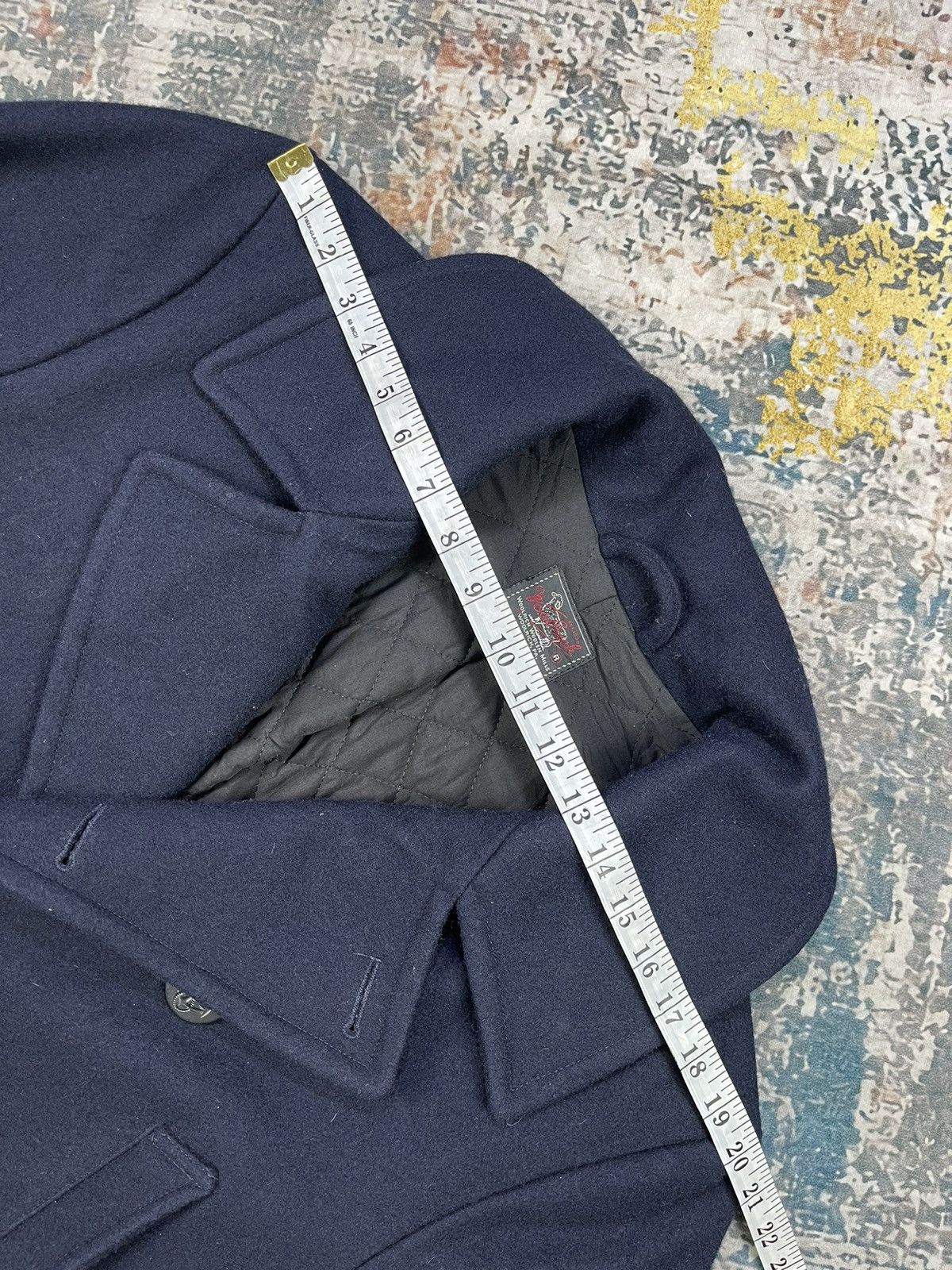 Woolrich Woolen Mills Woolrich Wool Double Breasted Navy Sailor Peacoat Size US L / EU 52-54 / 3 - 12 Thumbnail