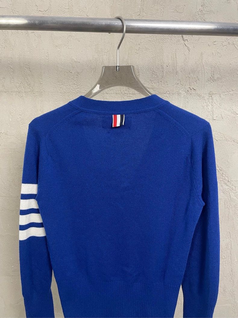 Thom Browne Thom Browne Clayblue pure cashmere sweater Size S / US 4 / IT 40 - 4 Thumbnail