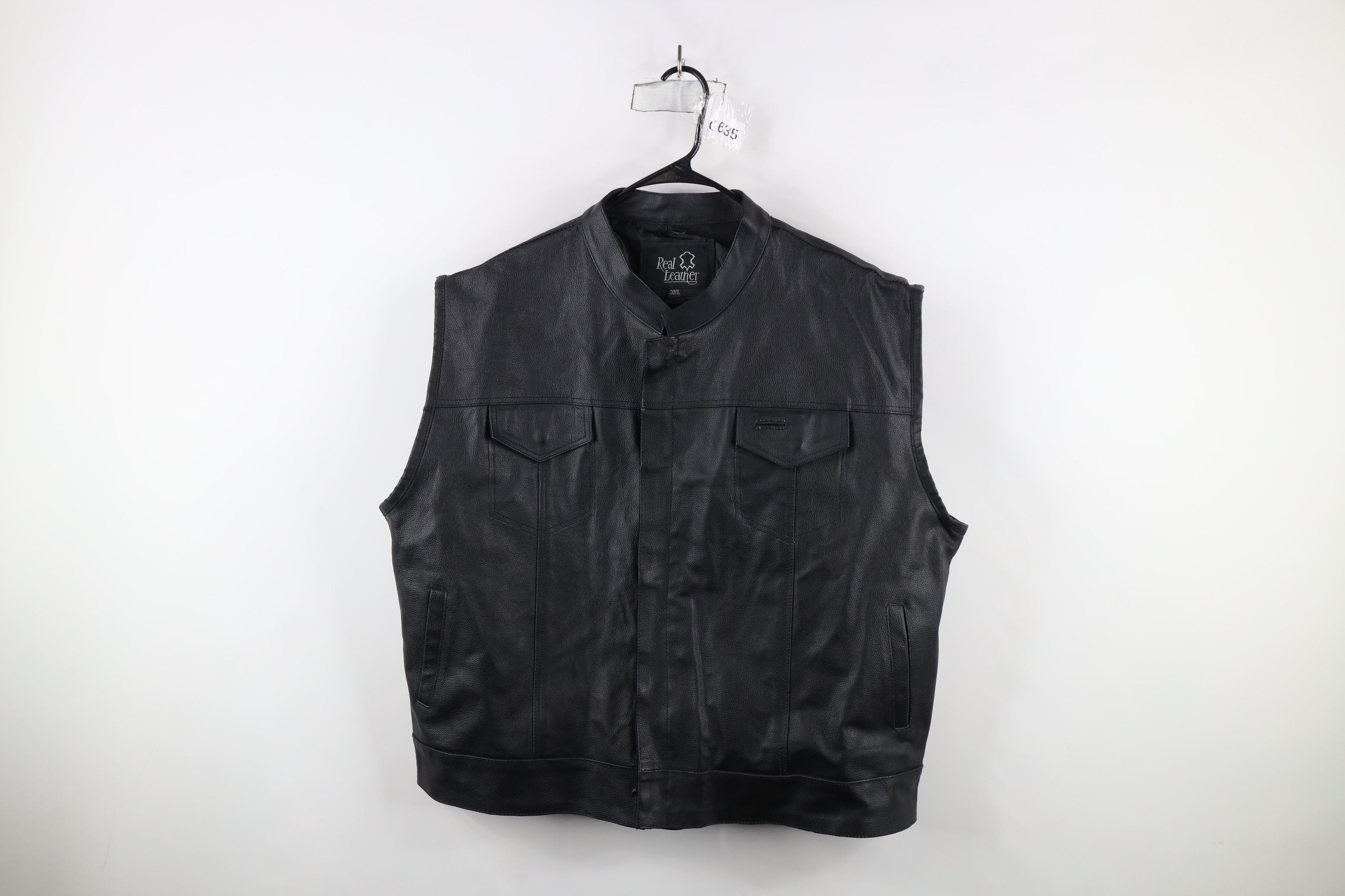 Vintage Vintage 90s Streetwear Sleeveless Motorcycle Vest Jacket Size US XXL / EU 58 / 5 - 1 Thumbnail