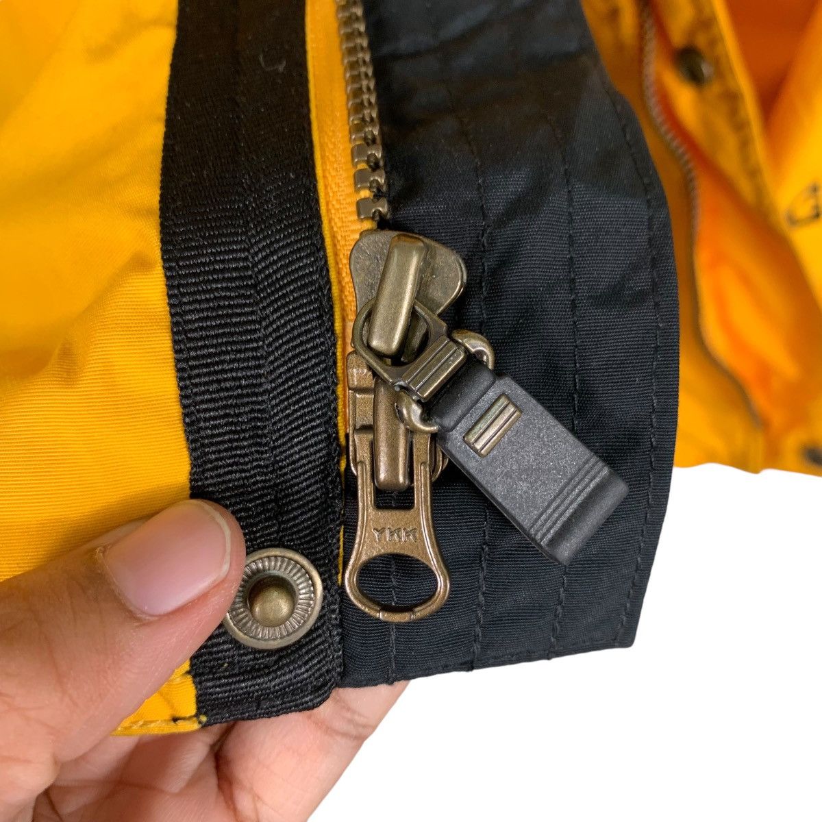 Japanese Brand GERRY Yellow Outdoor Jacket #1109-C50 Size US L / EU 52-54 / 3 - 13 Thumbnail