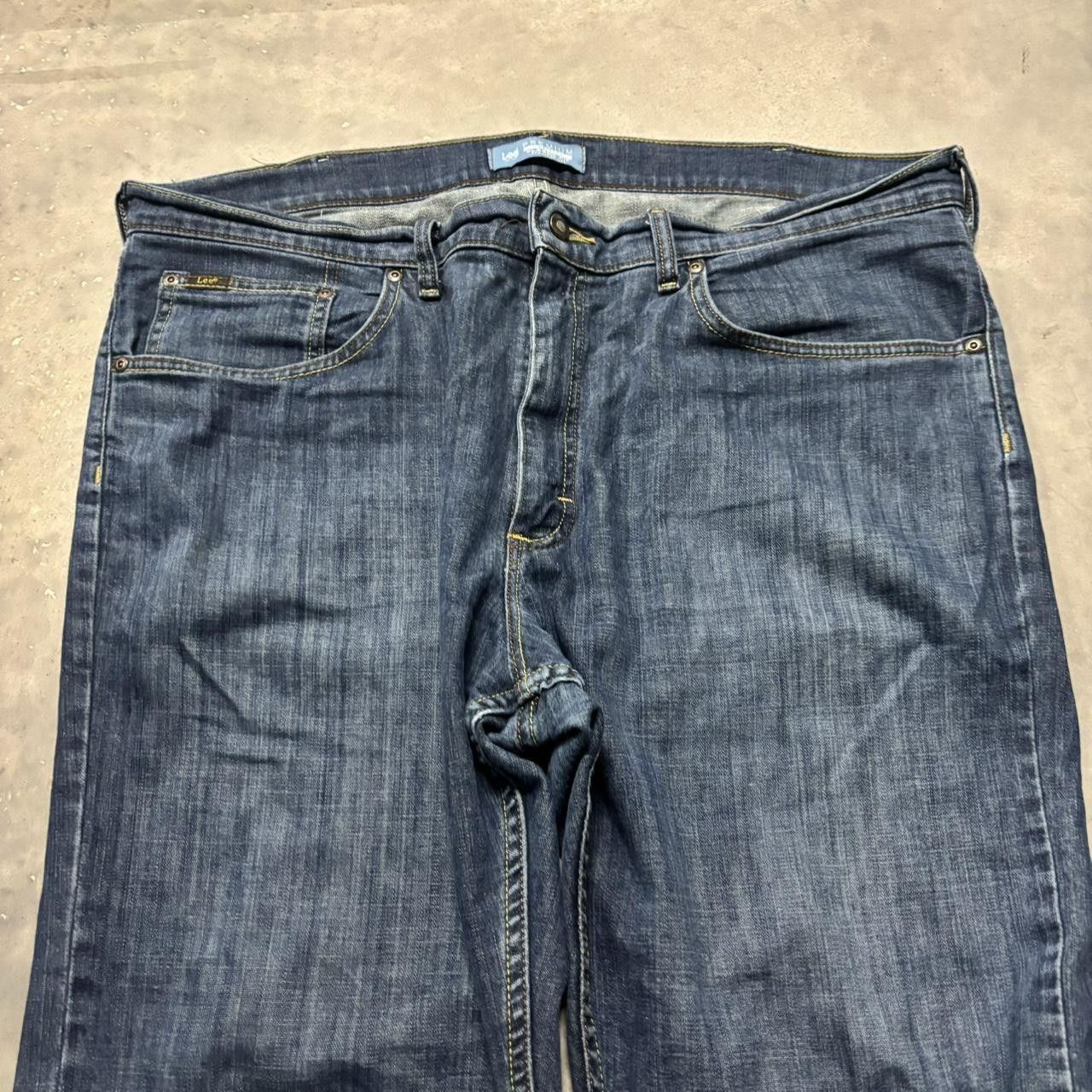 Japanese Brand × Vintage Crazy Vintage Y2K/2000s Grunge Dark Wash Skater Denim Jeans! Size US 40 / EU 56 - 5 Thumbnail