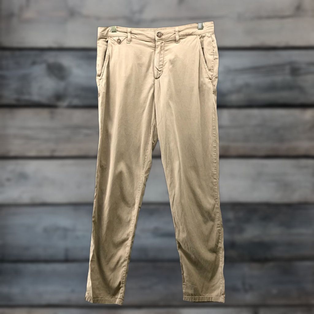 Zara Vintage Zara Slim Fit Pants Women’s Size 6 Beige Mid Rise Lyocell Cotton Blend Casual Skinny Trousers Size 28" / US 6 / IT 42 - 1 Thumbnail