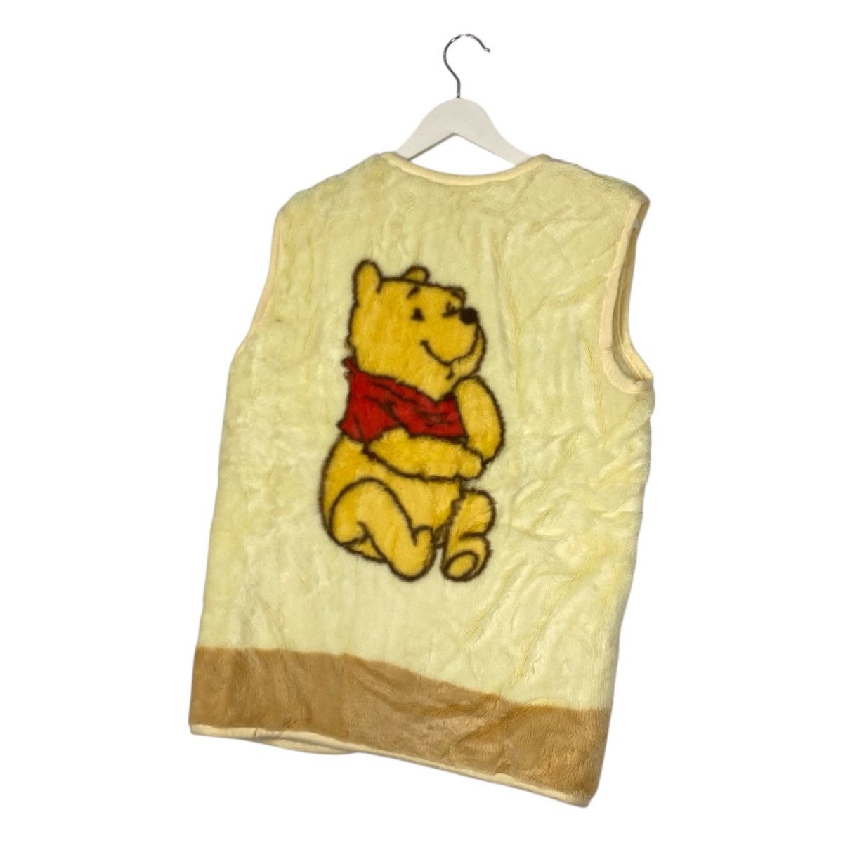 Disney × Vintage Vintage THE POOH CARTOON DISNEY BIG LOGO FLEECE ZIPPER VEST Size US S / EU 44-46 / 1 - 5 Thumbnail