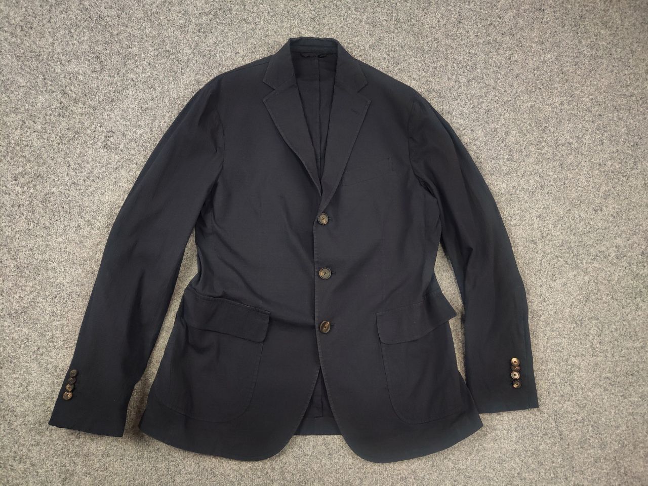 Doppiaa Doppiaa Italy Design navy color AAbibo Suit Blazer Pants Size 50R - 2 Thumbnail