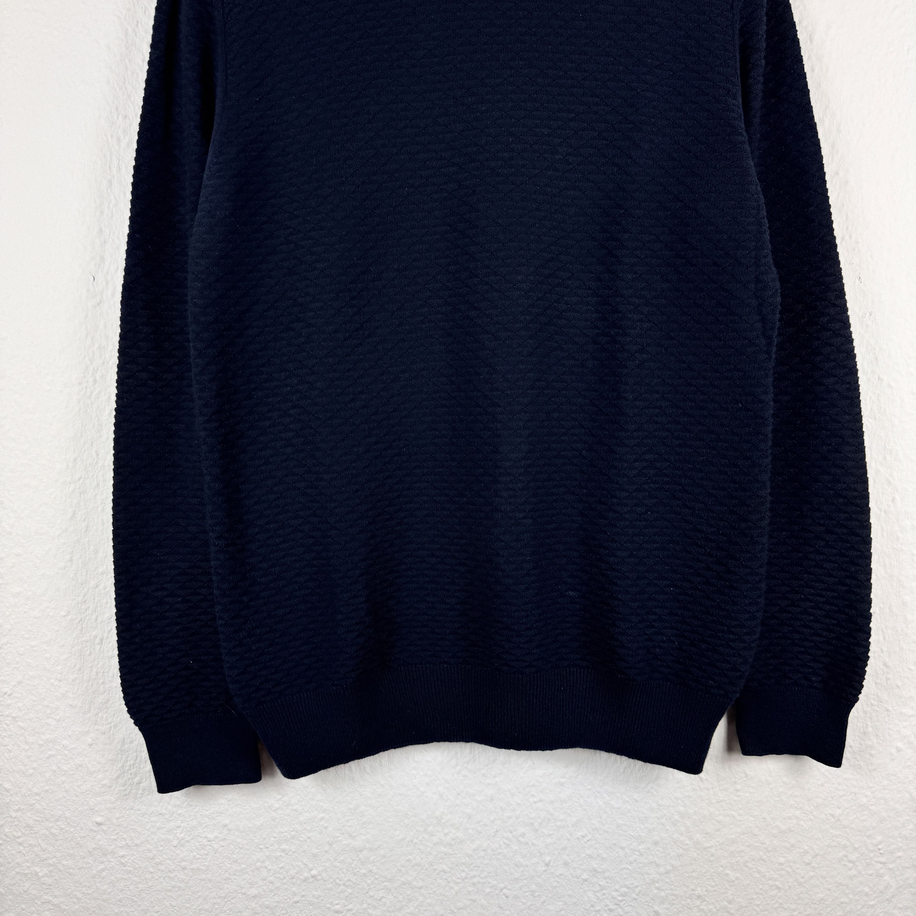 Sandro Men`s SANDRO PARIS COTTON WOOL NAVY JUMPER SIZE M / 48-50 Size US M / EU 48-50 / 2 - 3 Thumbnail