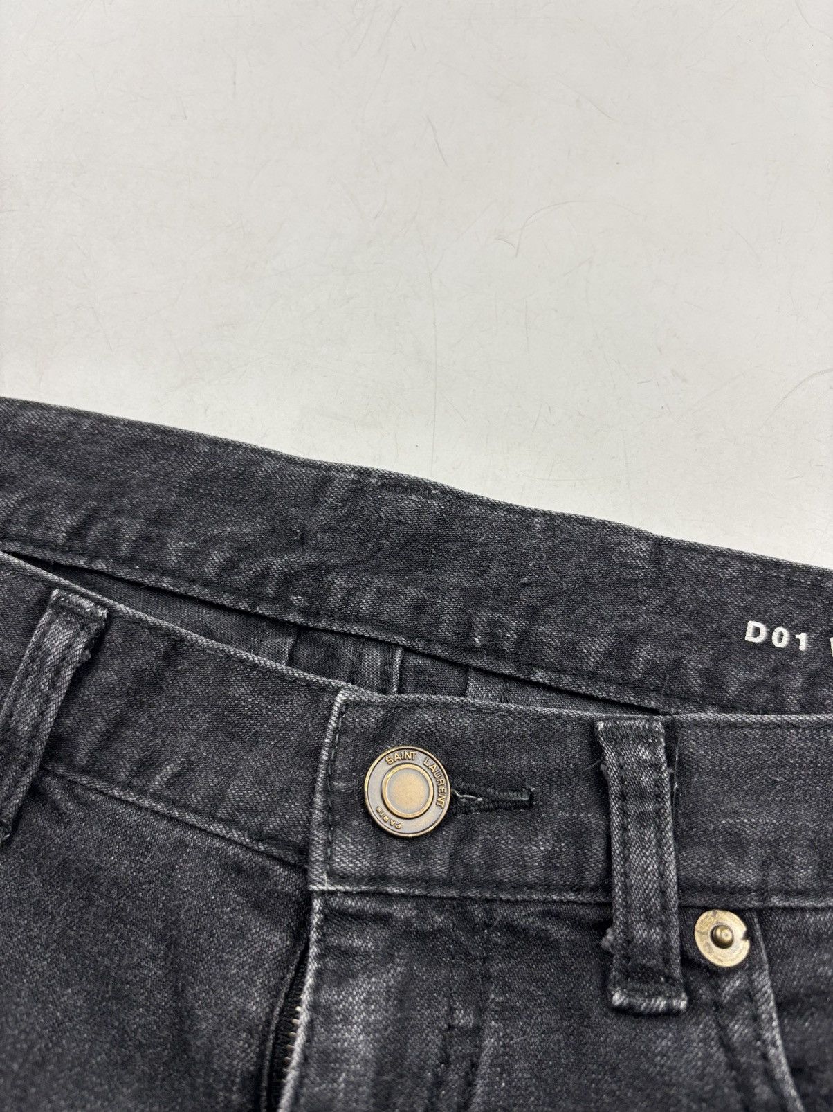 Saint Laurent Paris Saint Laurent D-01 Skinny Jeans Size 28" / US 6 / IT 42 - 6 Thumbnail