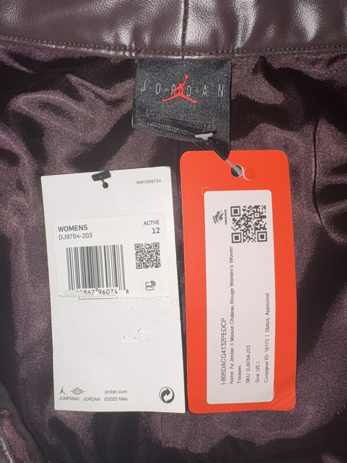 Other Jordan x Maison Chateau Rouge Womens Woven Pants Size 34" / US 12 / IT 48 - 3 Thumbnail