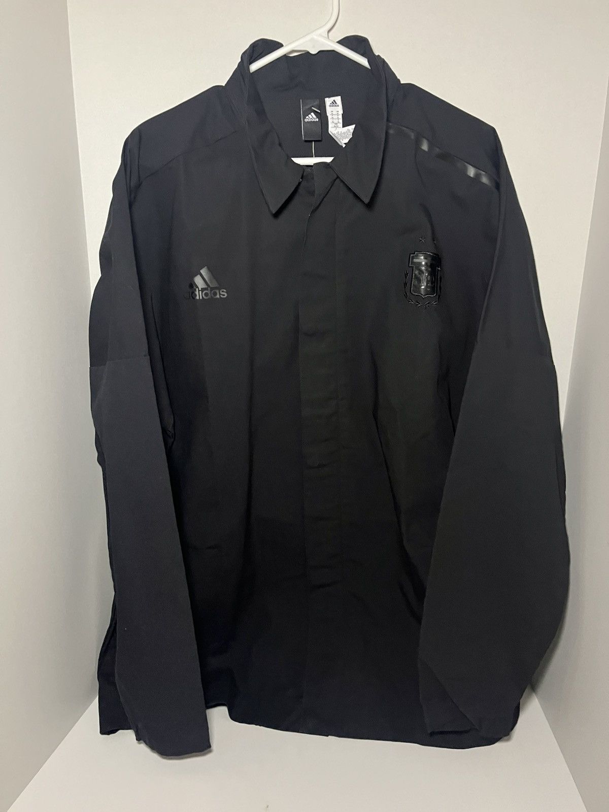 Adidas New Adidas Argentina 2018 Woven Full Zip Z.N.E Jacket Coat Size US XL / EU 56 / 4 - 1 Thumbnail