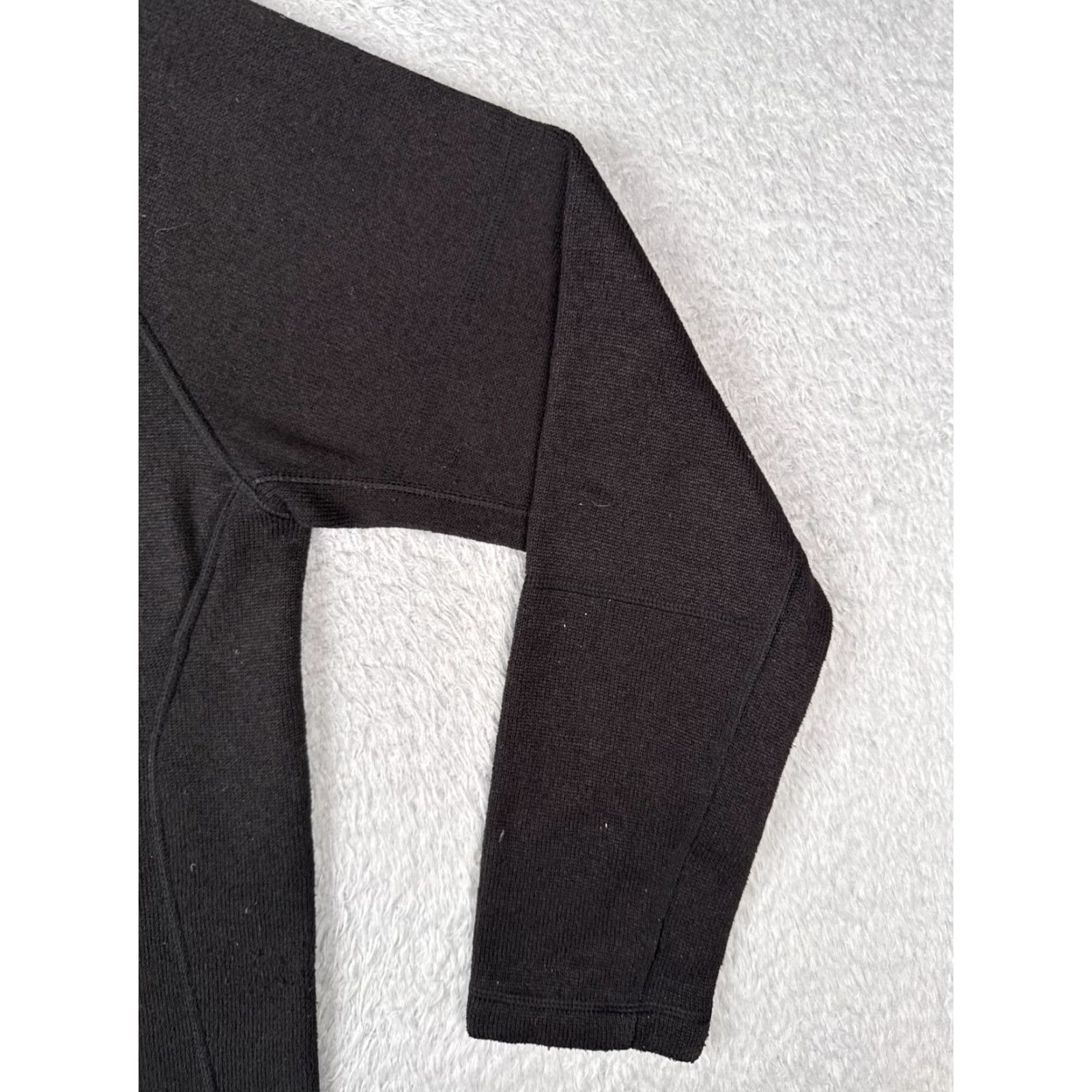 The North Face The North Face Sweater Medium Black Knit 1/4 Zip Polyester Pullover Shell Mens Size US M / EU 48-50 / 2 - 2 Thumbnail