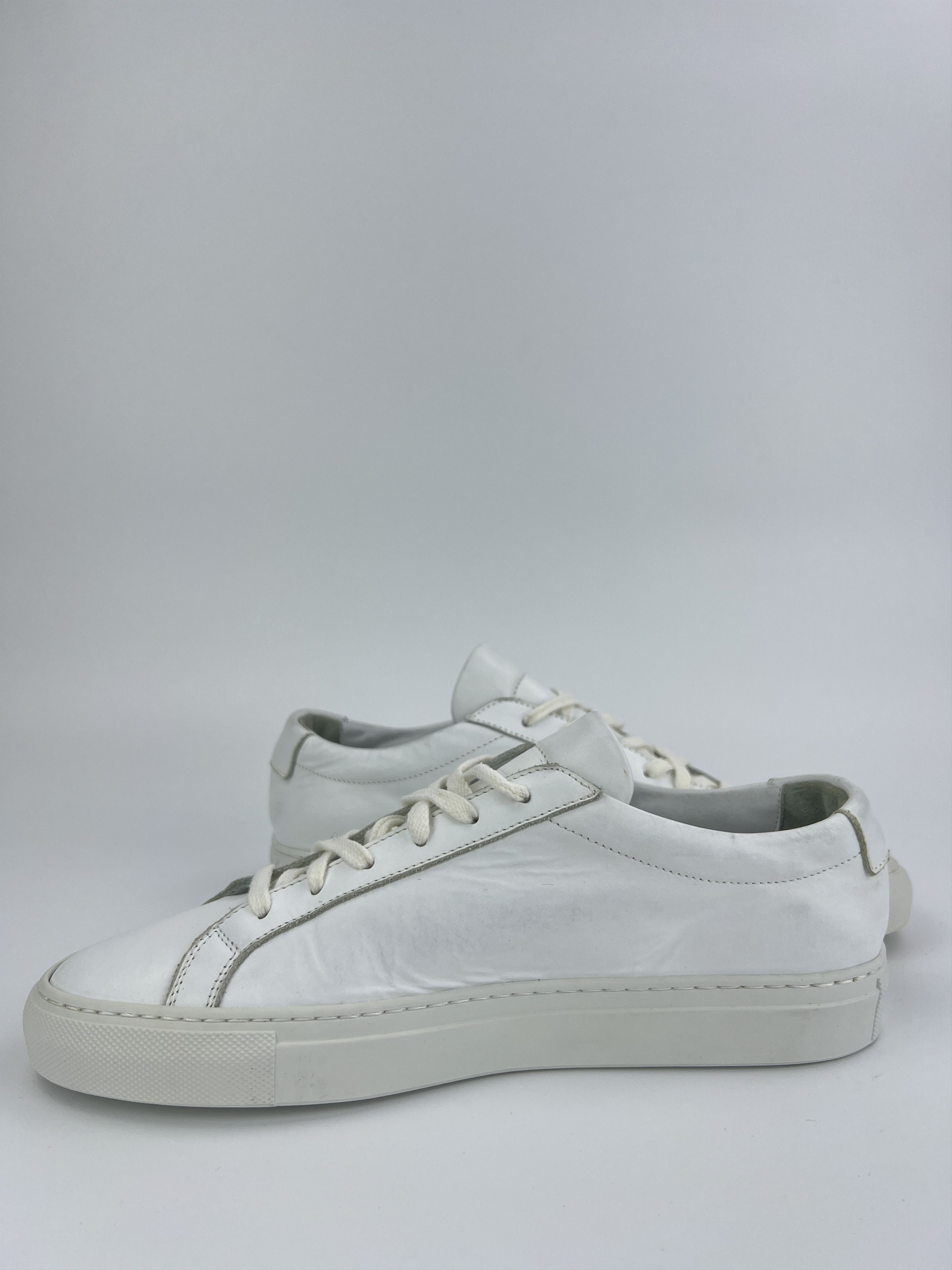 Common Projects Woman By Common Projects Achilles Low White Leather Shoes Size US 8 / IT 38 - 4 Thumbnail