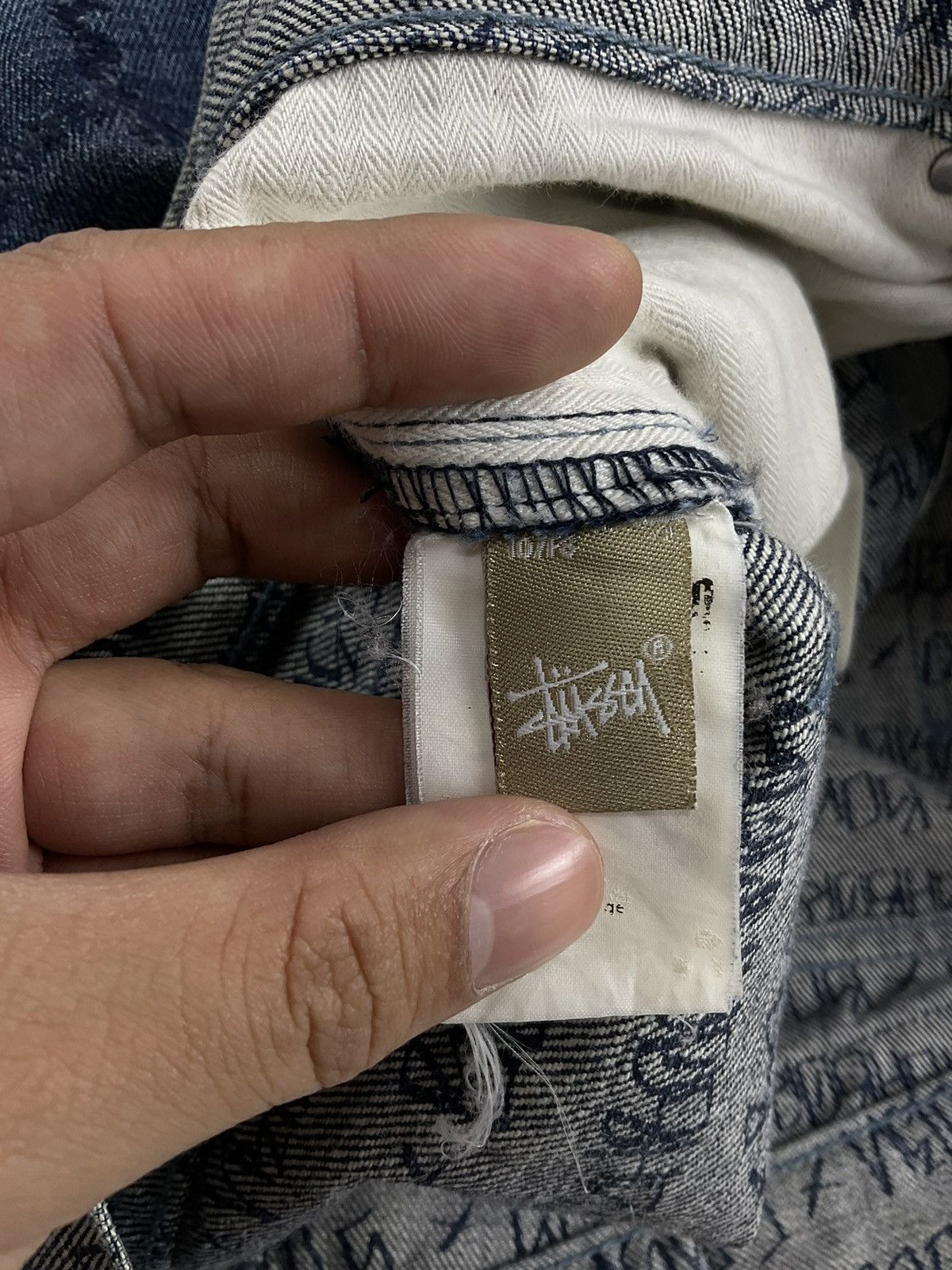 Neighborhood × Stussy Stussy x Neighborhood “Boneyards” Savage Level 3 Denim Size US 32 / EU 48 - 11 Thumbnail