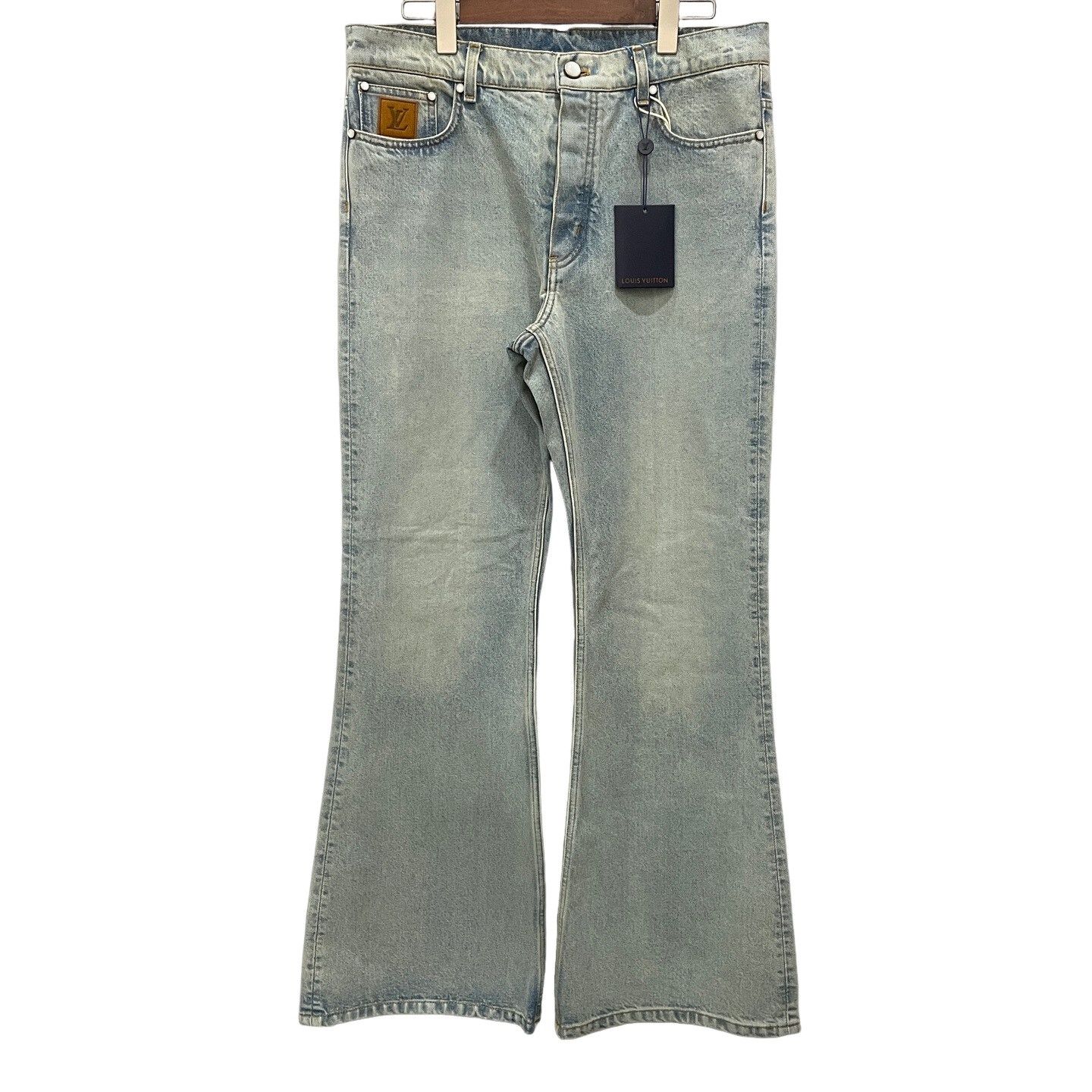 Louis Vuitton Louis Vuitton Embroidered Logo Denim Jeans 32 Size US 32 / EU 48 - 1 Thumbnail