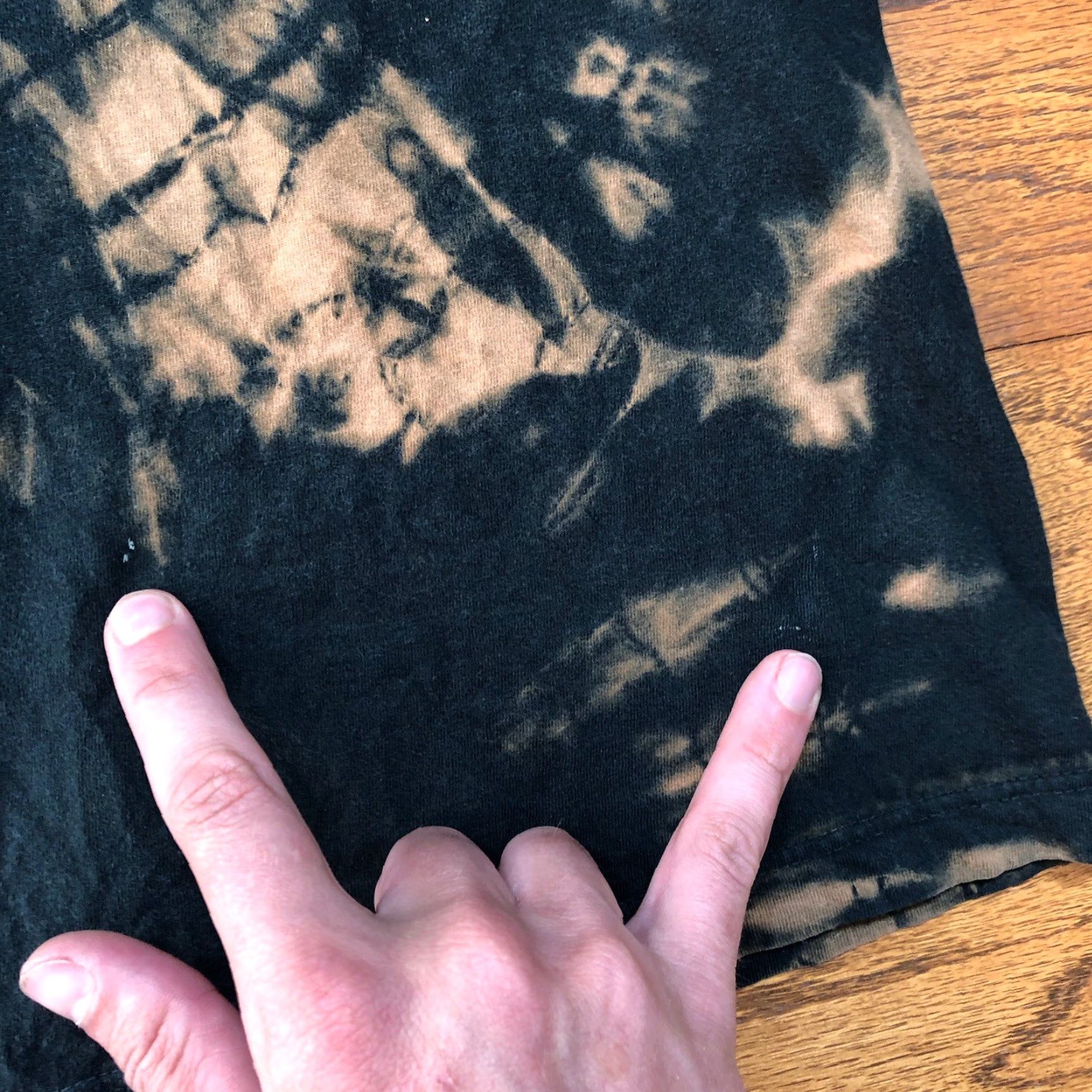Polo Ralph Lauren VINTAGE Polo Ralph Lauren T-Shirt Classic, Tie Dye, Black, Cotton, Short Sleeve, Crew Neck, S, Men, Regular Fit, Acid Wash, 80s/90s Theme Size US S / EU 44-46 / 1 - 5 Thumbnail