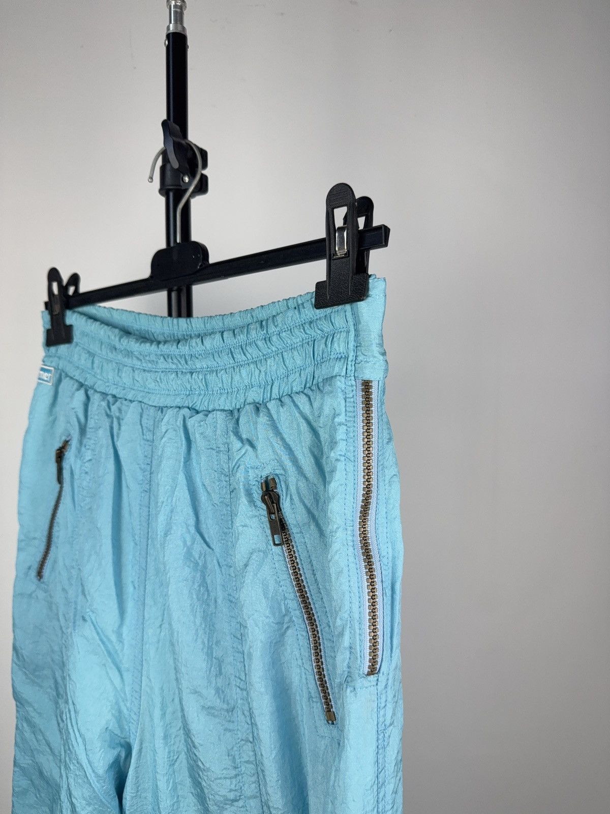 Vintage Vintage Skimer Light Blue Nylon Snow Pants France 80s/90s Size 28" / US 6 / IT 42 - 4 Thumbnail