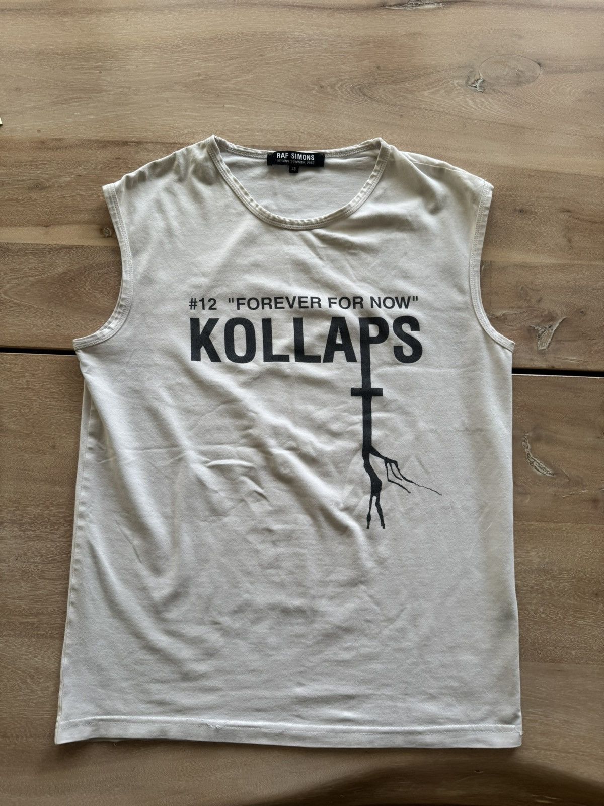 Raf Simons Raf Simons ORIGINAL SS02 Kollaps tank top Size US M / EU 48-50 / 2 - 2 Thumbnail