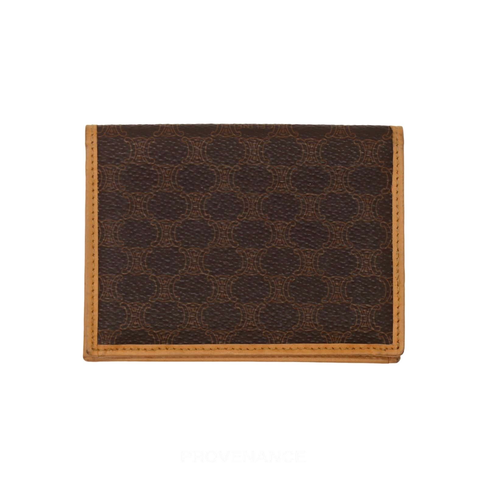 Celine 🔴 Celine Pocket Organizer Wallet - Macadam Triomphe Size ONE SIZE - 2 Thumbnail
