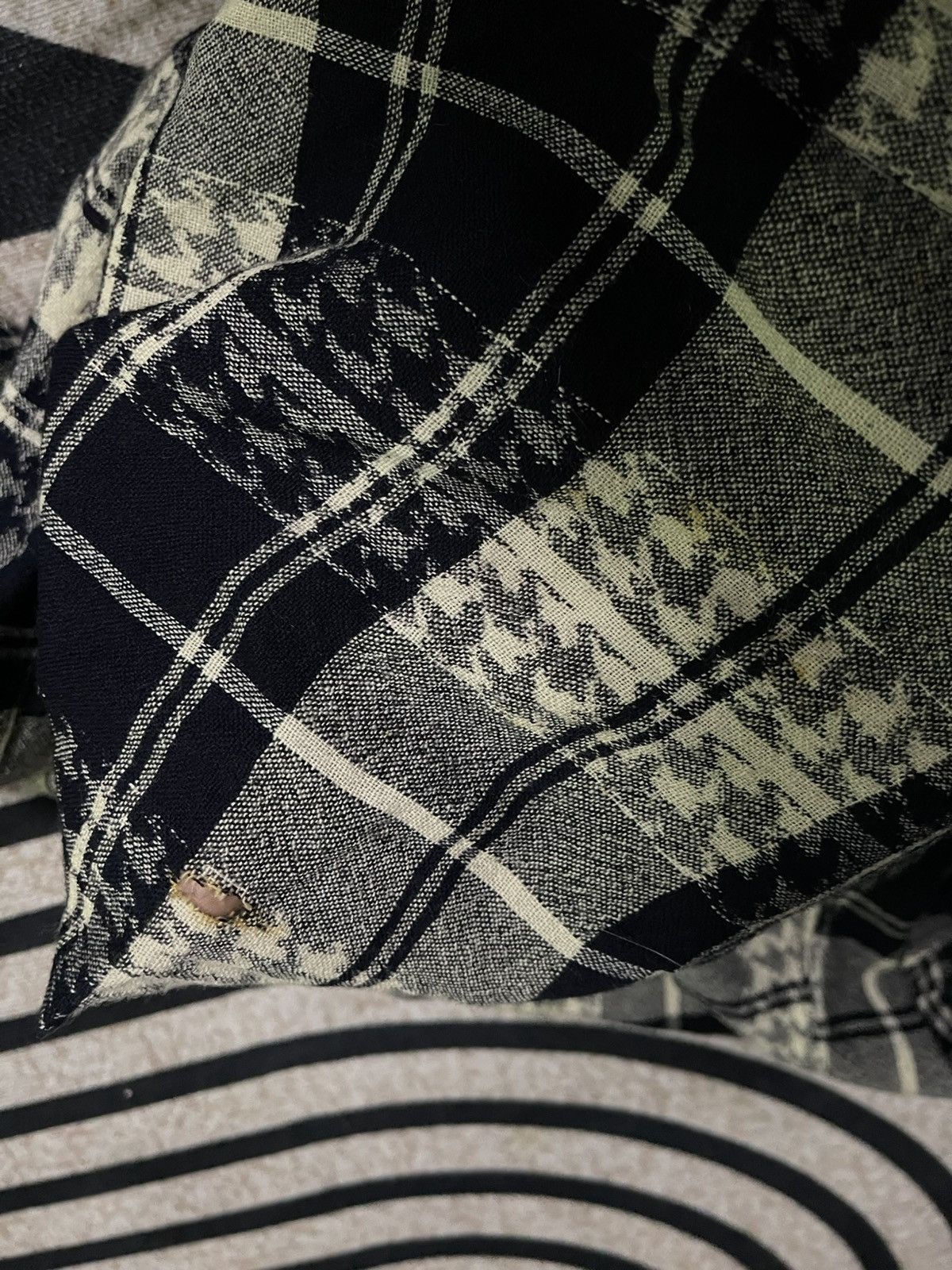 Tricot Comme des Garcons A/W 1992 COMME DES GARCONS TRICOT PLAID SHIRT BLOUSE JACKET Size S / US 4 / IT 40 - 16 Thumbnail