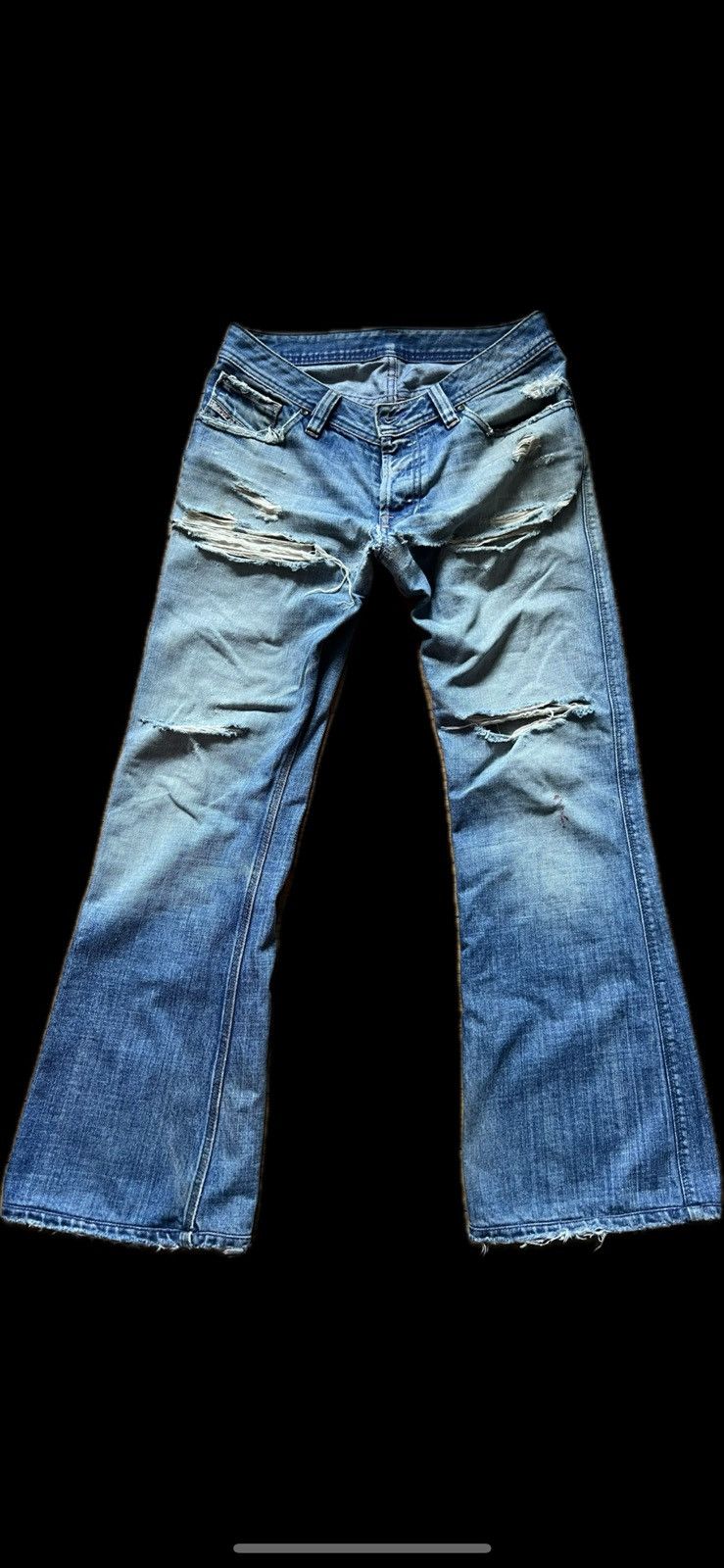 Diesel Vintage diesel Super distressed fire look Size US 32 / EU 48 - 1 Thumbnail