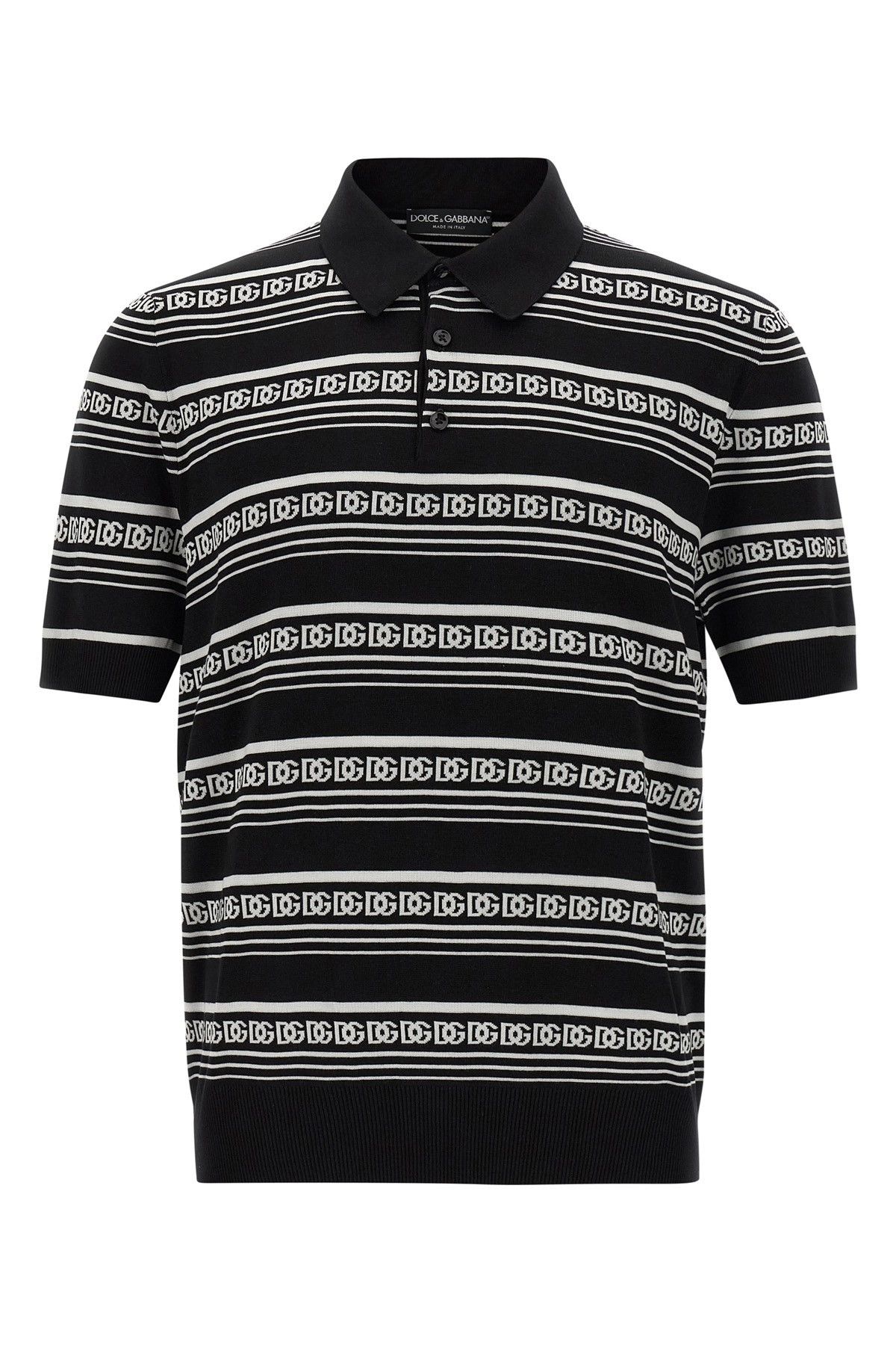 Knitted polo shirt