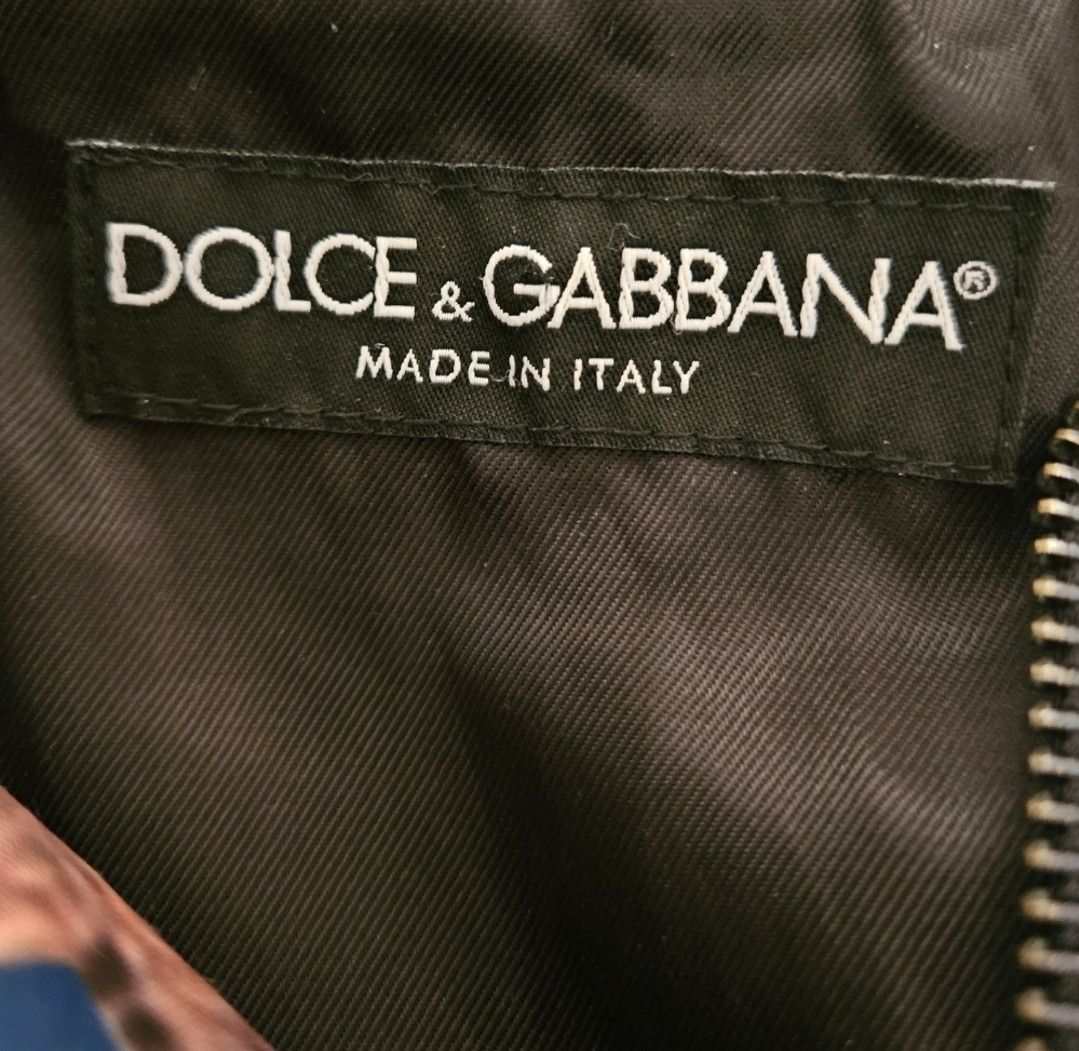 Dolce & Gabbana Dolce & Gabbana Blue Bird Floral Bomber Jacket Size XS / US 0-2 / IT 36-38 - 6 Thumbnail