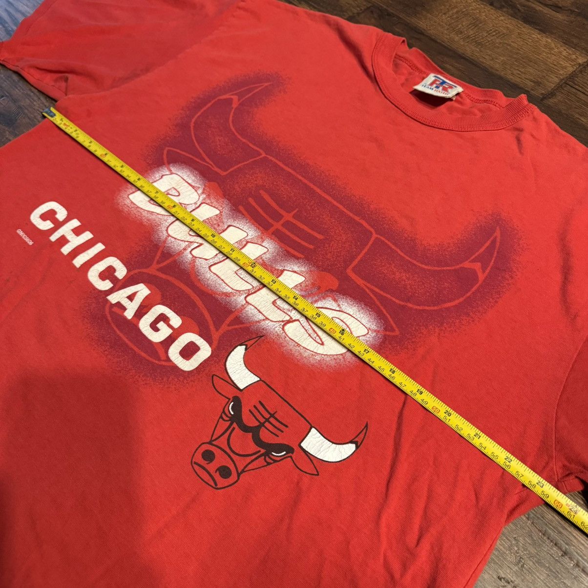 Other Vintage Chicago Bulls Team Rated Tee 1981 Red Graphic Size US XL / EU 56 / 4 - 9 Thumbnail