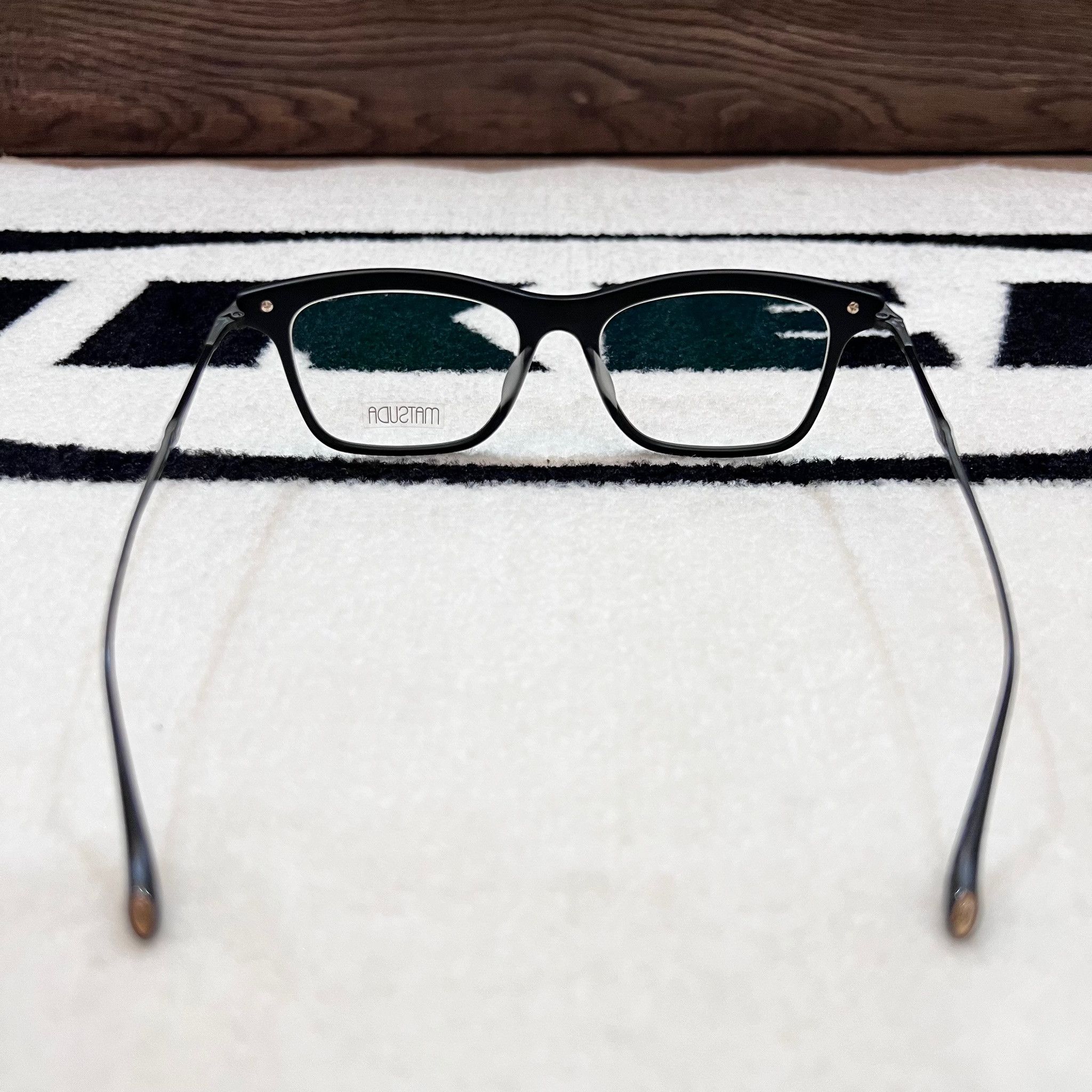 Matsuda Matsuda M2049 Rectangular Eyeglasses in Matte Black Colorway Size ONE SIZE - 5 Thumbnail
