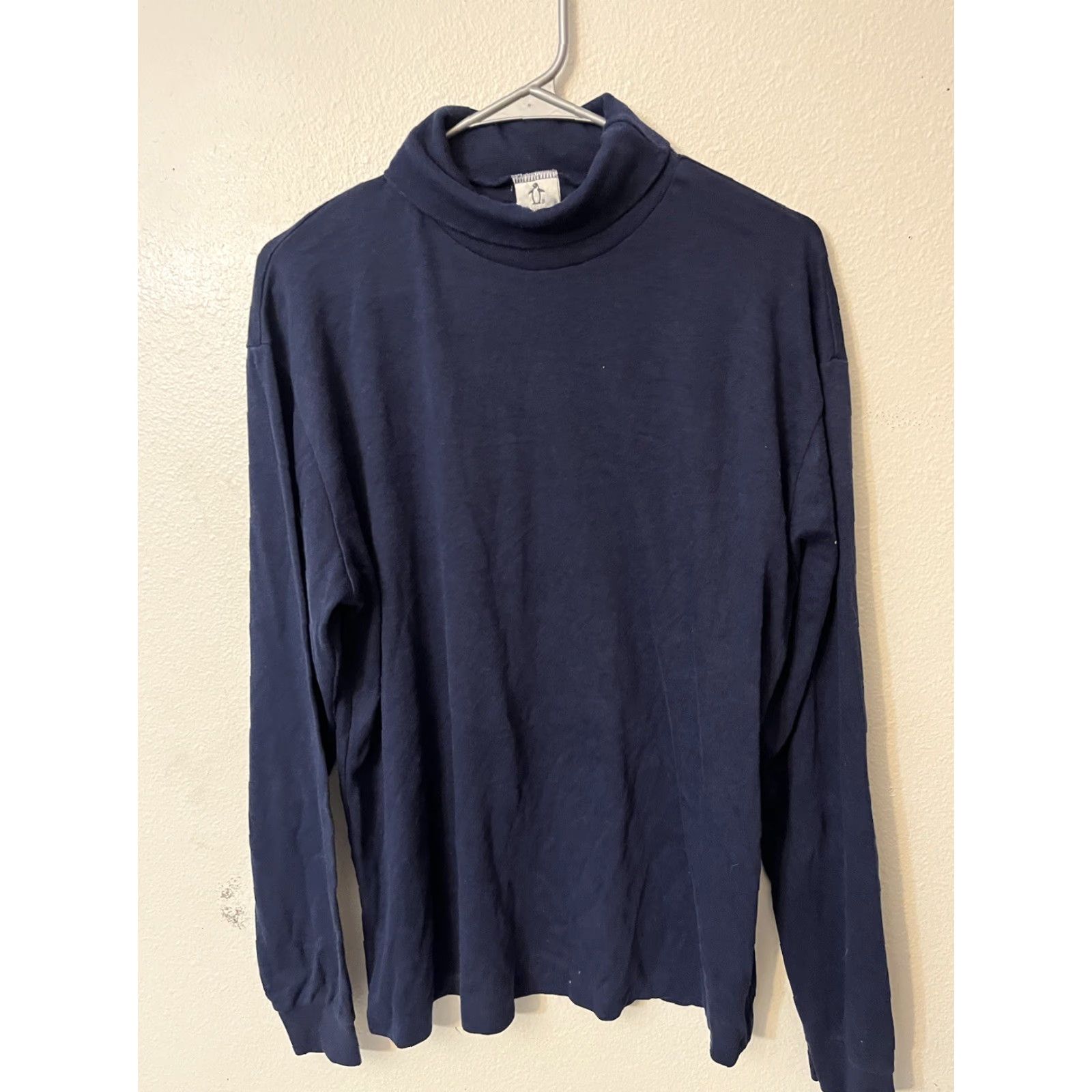 Vintage VINTAGE Penguin By Munsingwear Shirt XL Blue Turtleneck Long Sleeve Men's - Button-Up, USA, Blue, XL, Vintage, Mens Size US XL / EU 56 / 4 - 2 Thumbnail