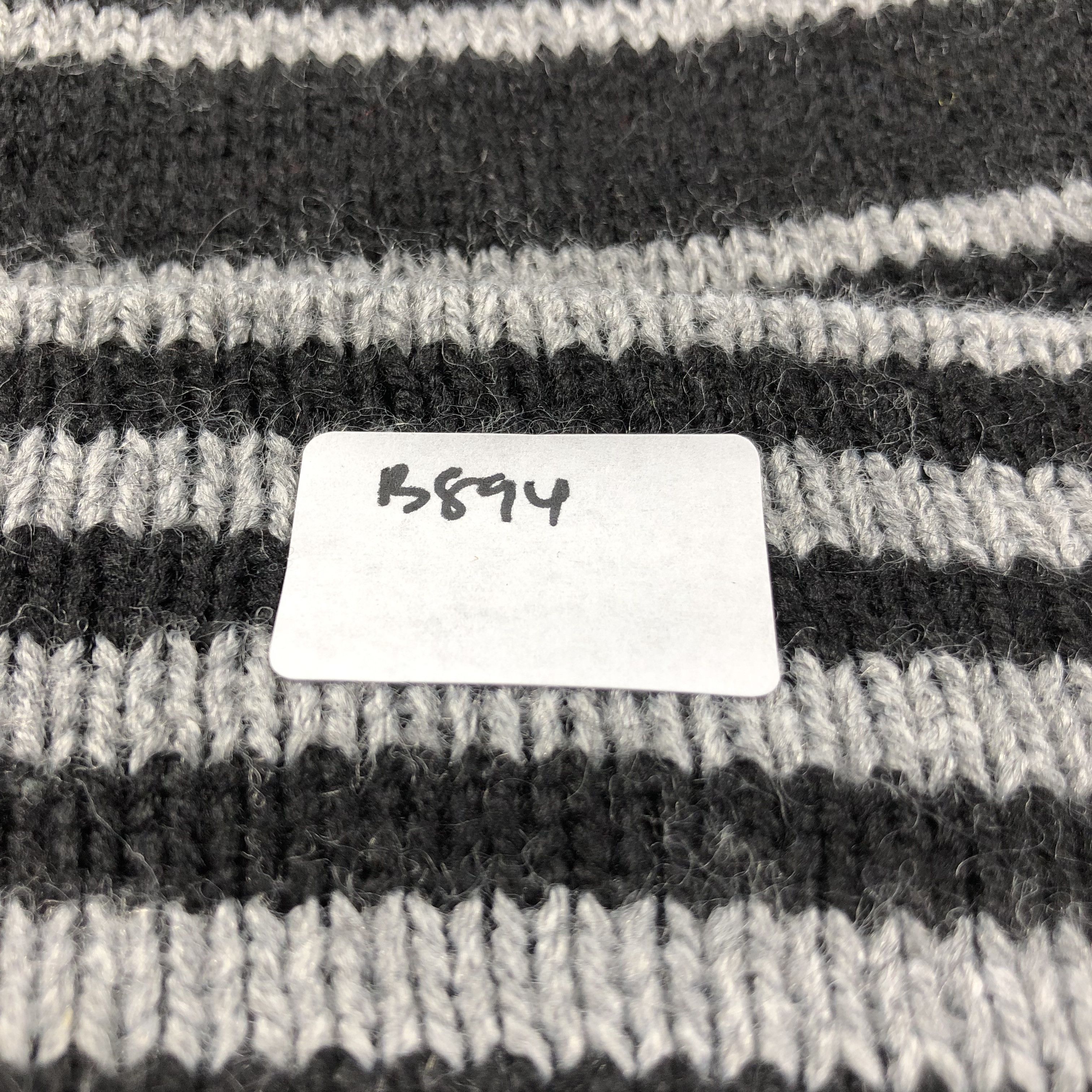 Vintage B Striped Slouchy Beanie Snowcap Snow Hat B894 Size ONE SIZE - 6 Thumbnail