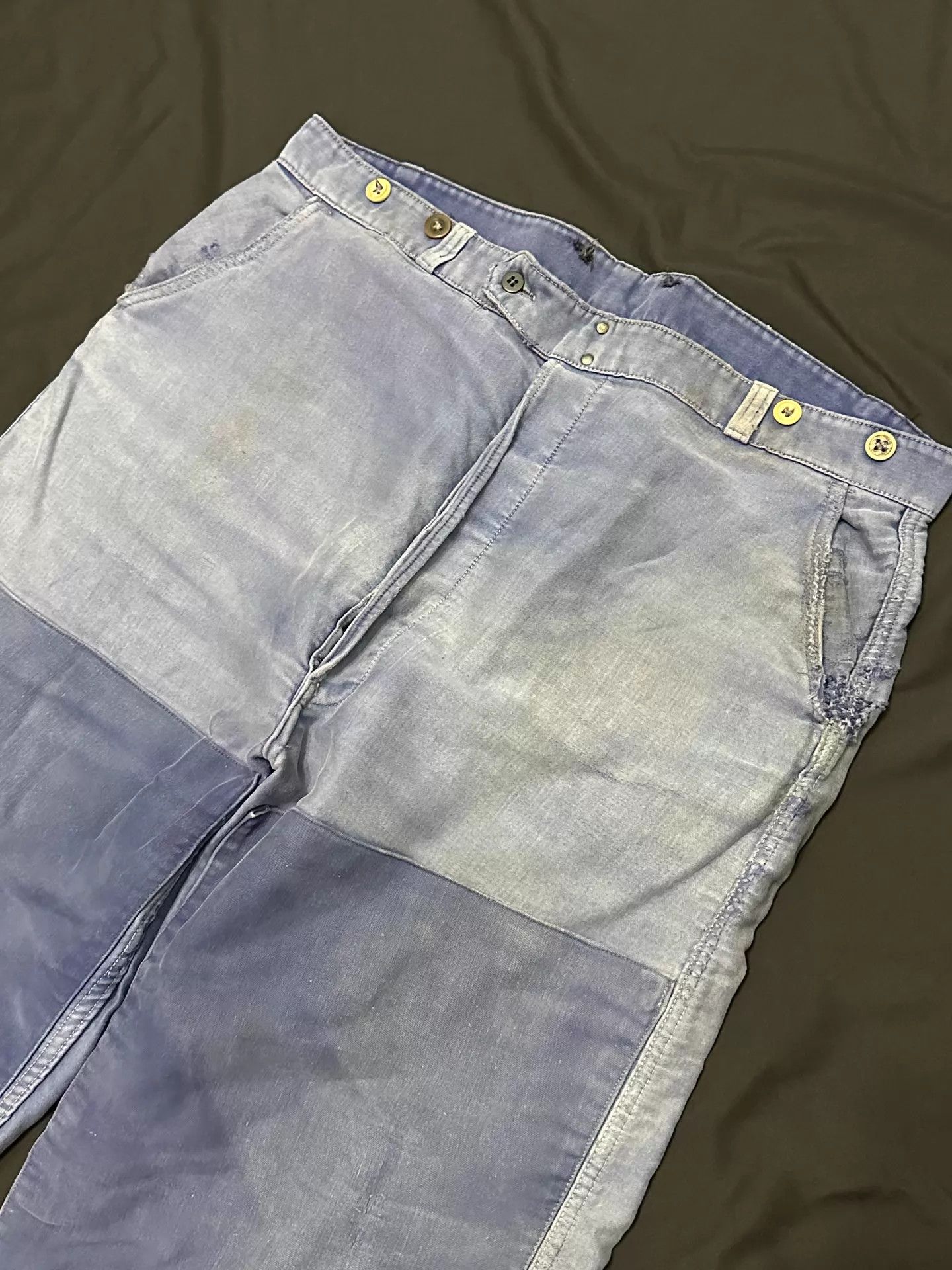 Other 40s Adolphe Lafont Moleskin Knee Patch Black Label Pant Size US 32 / EU 48 - 4 Thumbnail