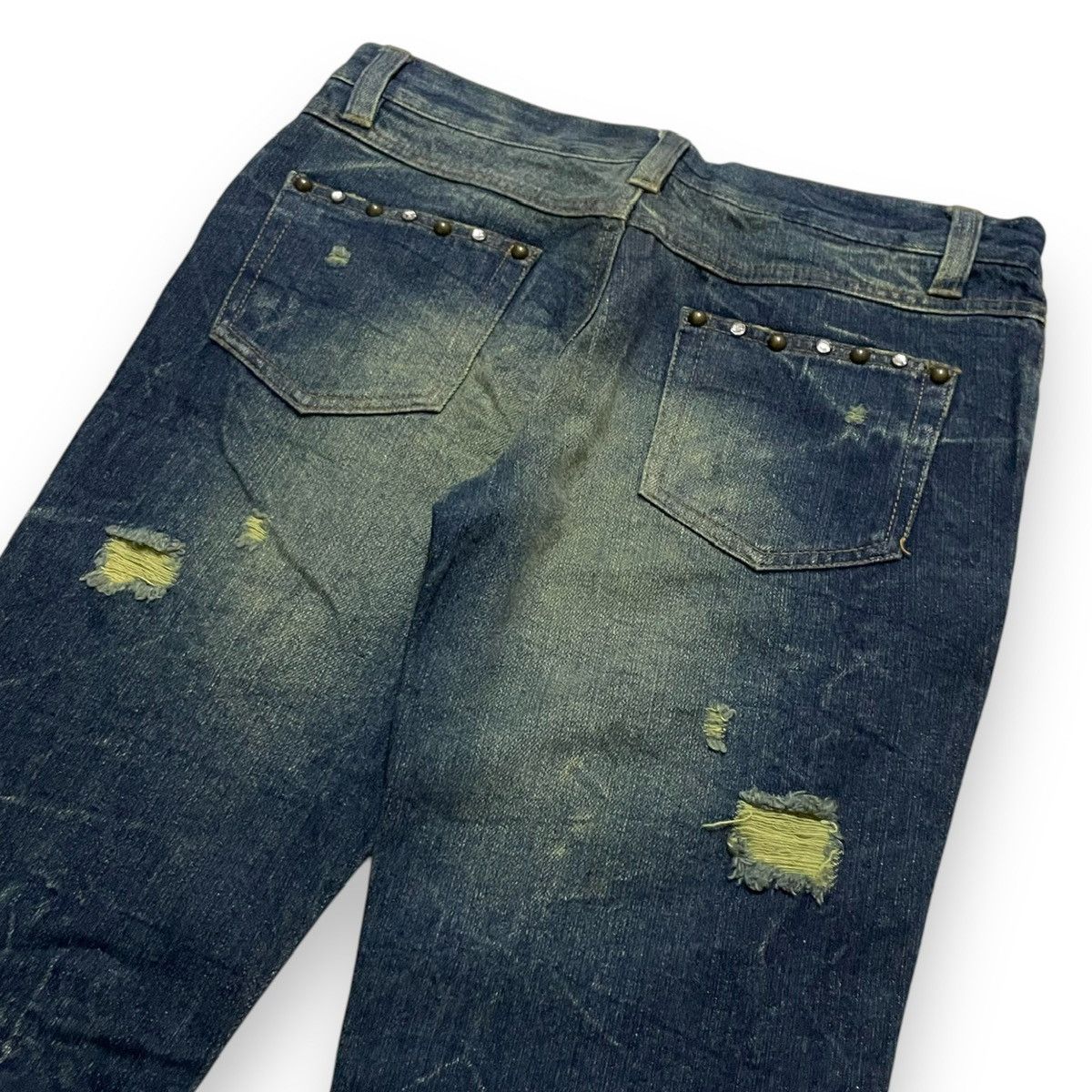 20471120 ORIGINAL FLARE JAPANESBRAND PENDORA DISSTRESED DENIM (з0x40) Size US 30 / EU 46 - 12 Thumbnail