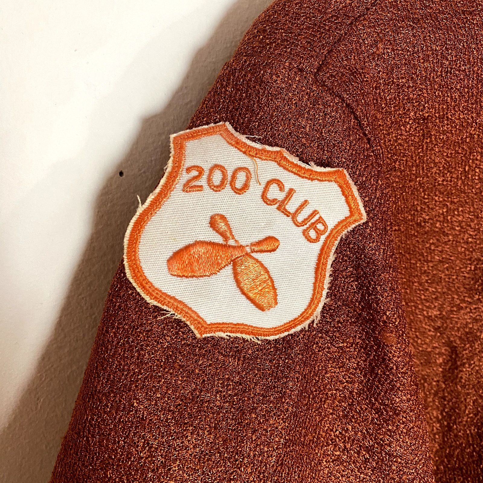 Vintage Vintage 70s King Louie Bowling Shirt Burnt Orange Sparkle Size US M / EU 48-50 / 2 - 5 Thumbnail