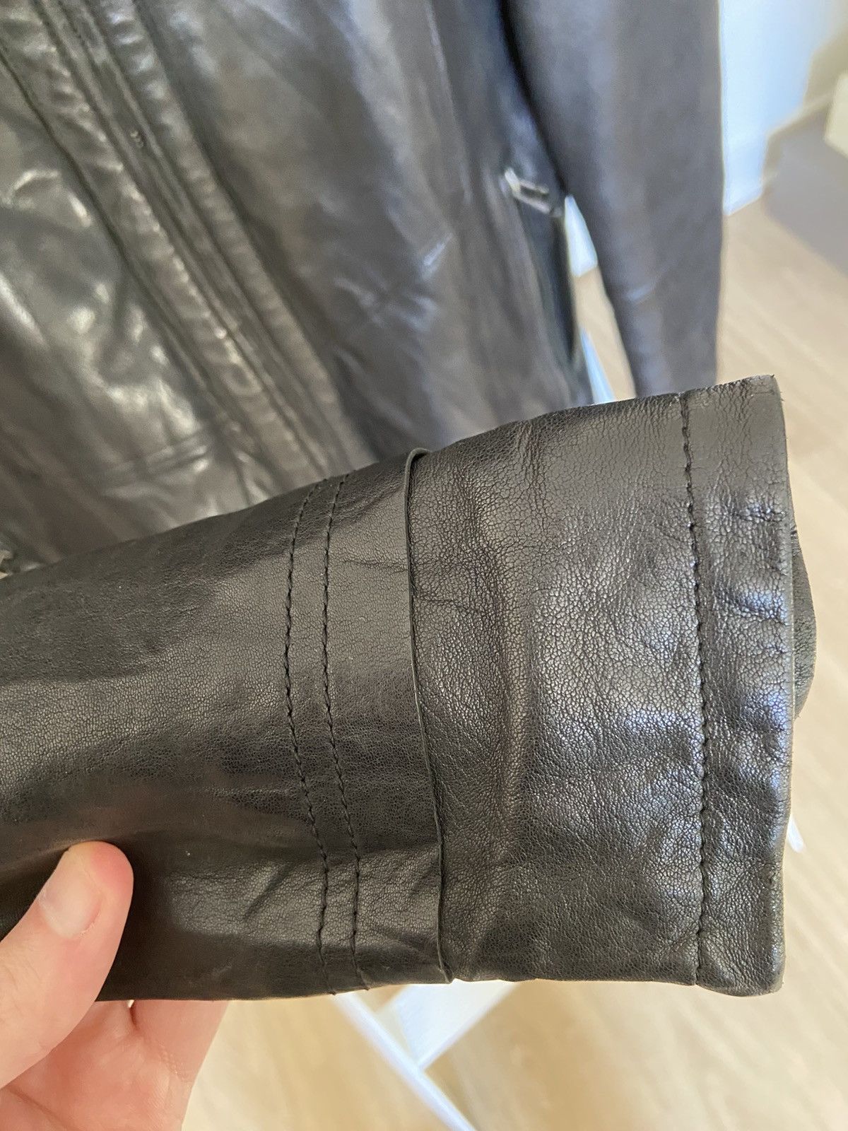 5351 POUR LES HOMMES 5351 Leather Zip Jacket Size US M / EU 48-50 / 2 - 8 Thumbnail