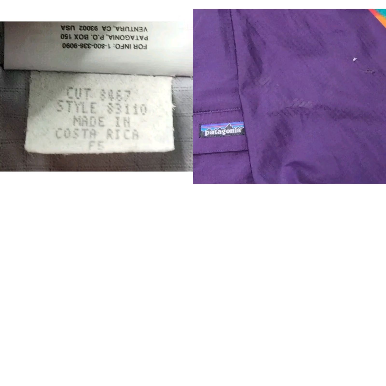 Patagonia VINTAGE Patagonia Anorak Jacket Purple XL 1/4 Zip Hooded Snap T Windbreaker 90s Mens Size US XL / EU 56 / 4 - 8 Thumbnail