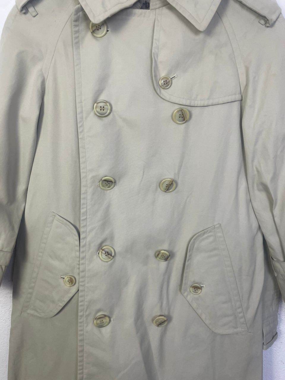 Burberry × Designer × Vintage Vintage Burberry Trench Coat Jacket Size M / US 6-8 / IT 42-44 - 2 Thumbnail