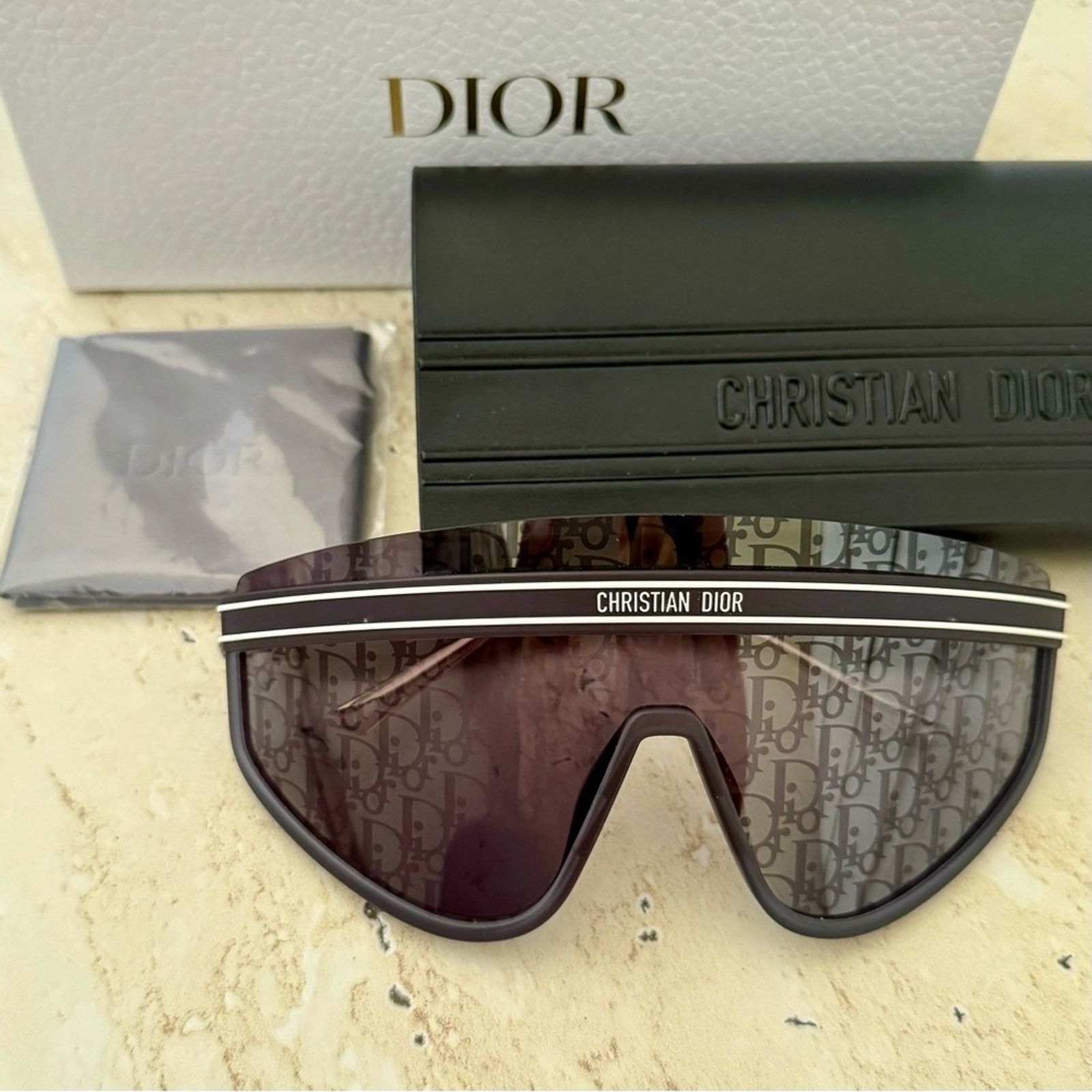 Dior New Dior Club M2U 31B8 Sunglasses Monogram Lenses Authentic! Size ONE SIZE - 14 Thumbnail
